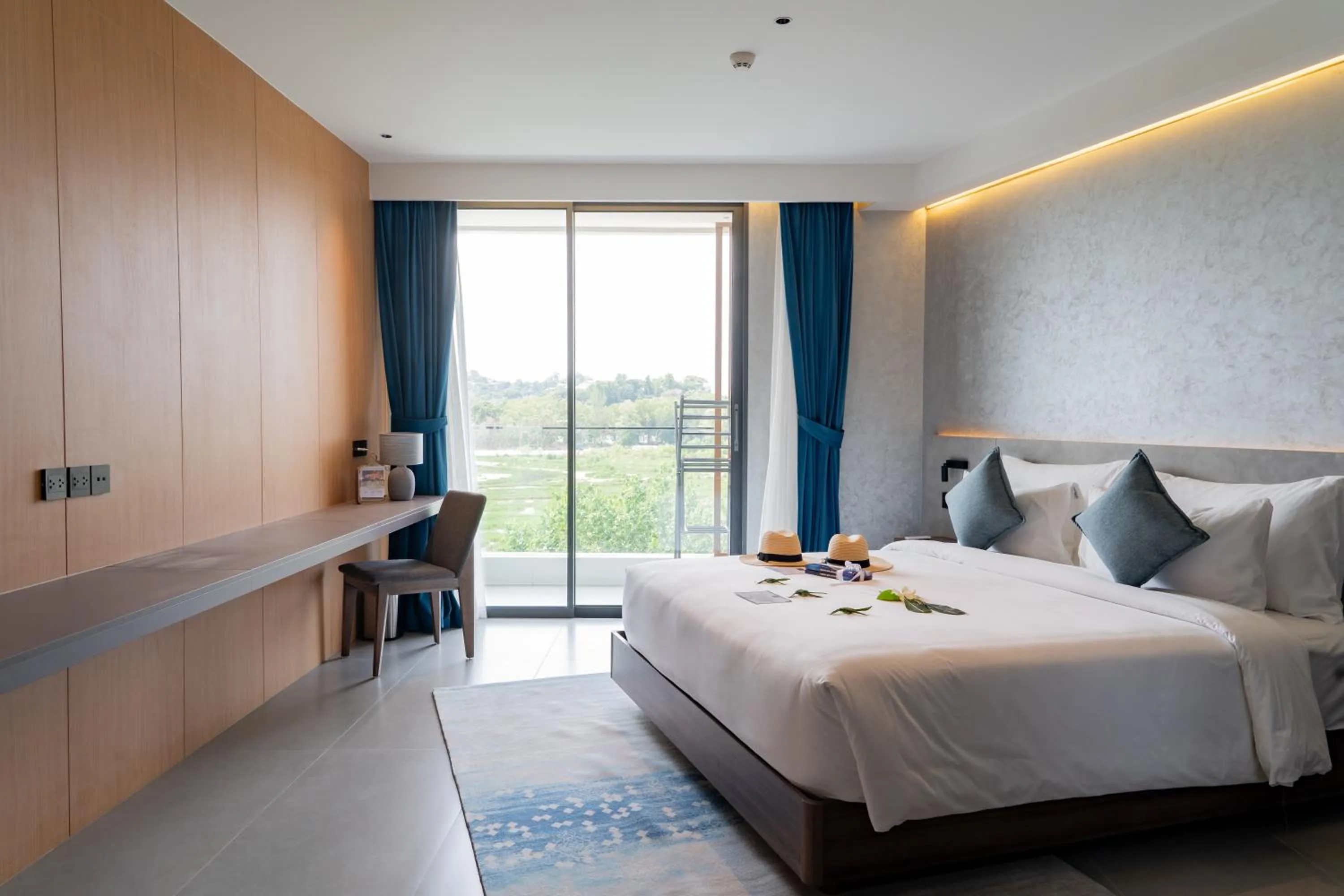 Bed in Kora Beach Resort Phuket