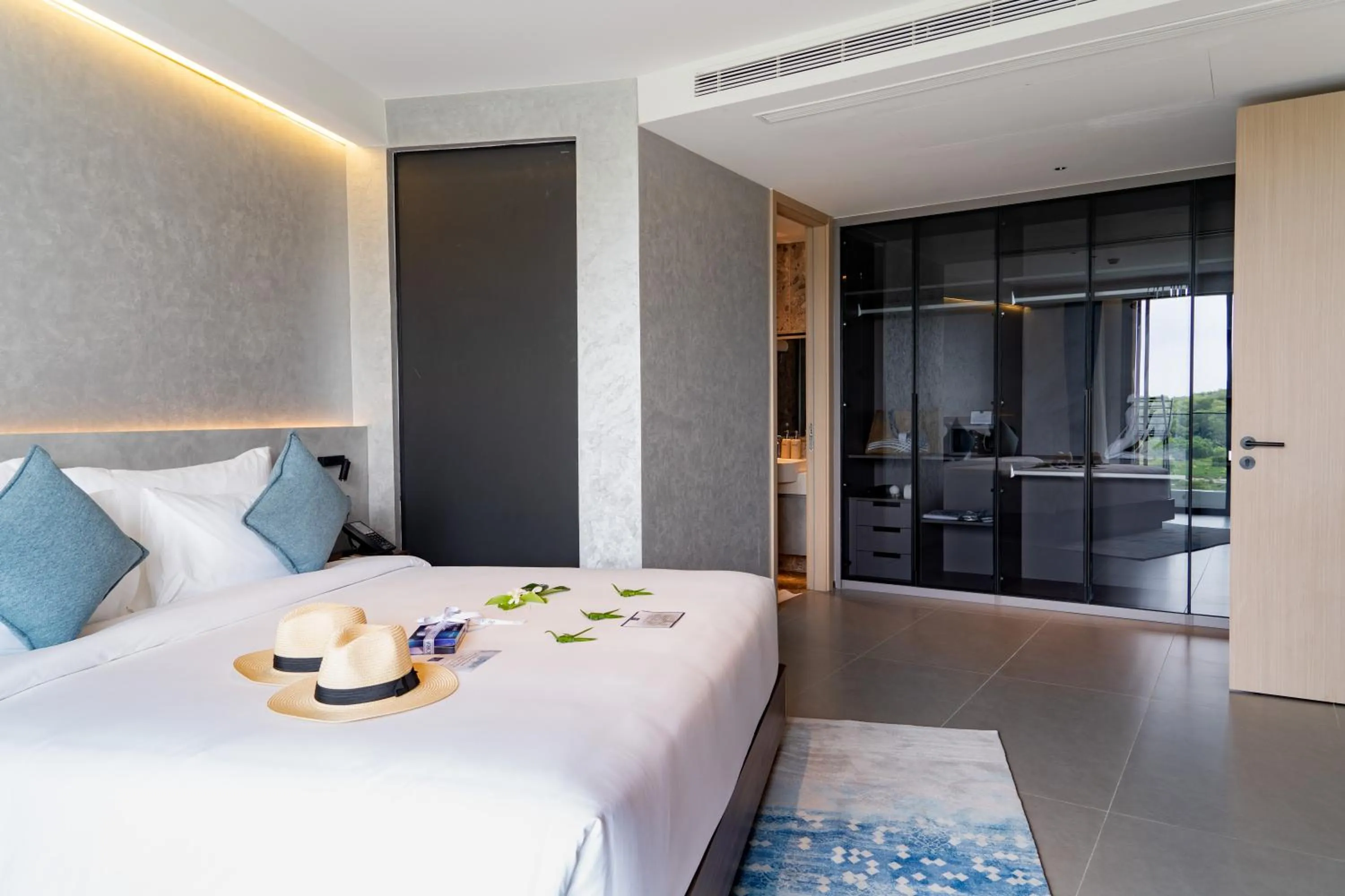 Bed in Kora Beach Resort Phuket