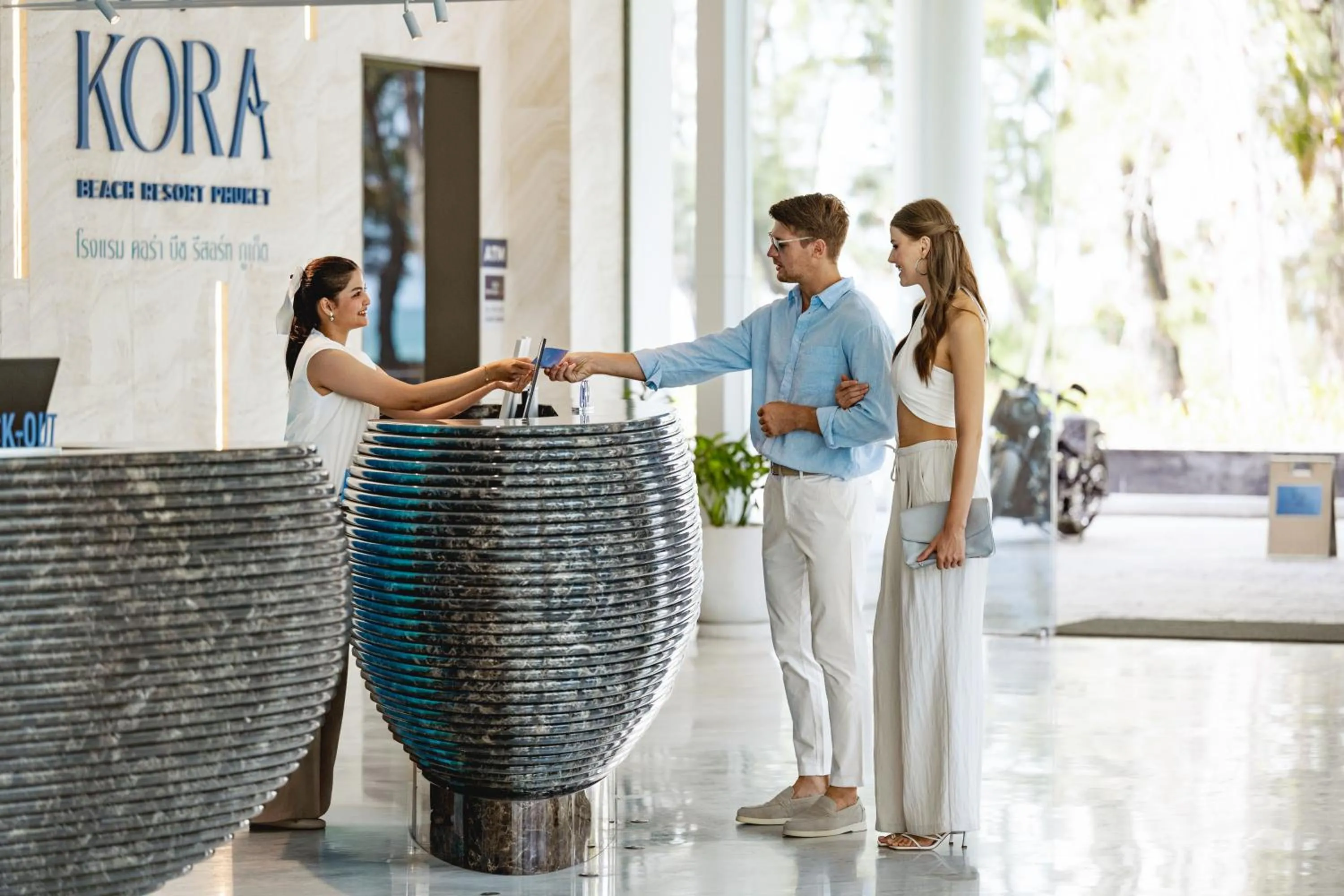 Lobby or reception in Kora Beach Resort Phuket