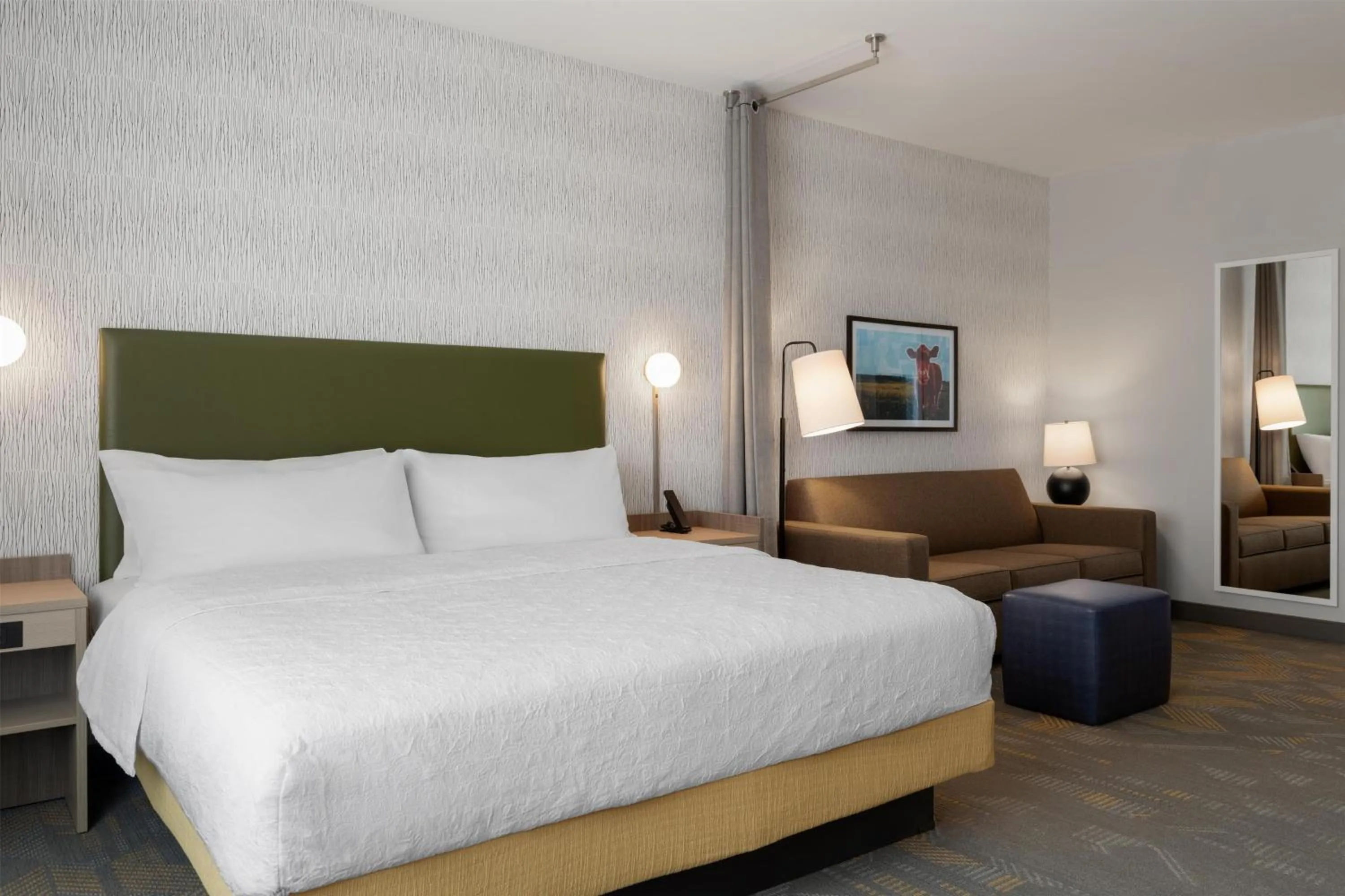 Bed in Home2 Suites By Hilton Kearney