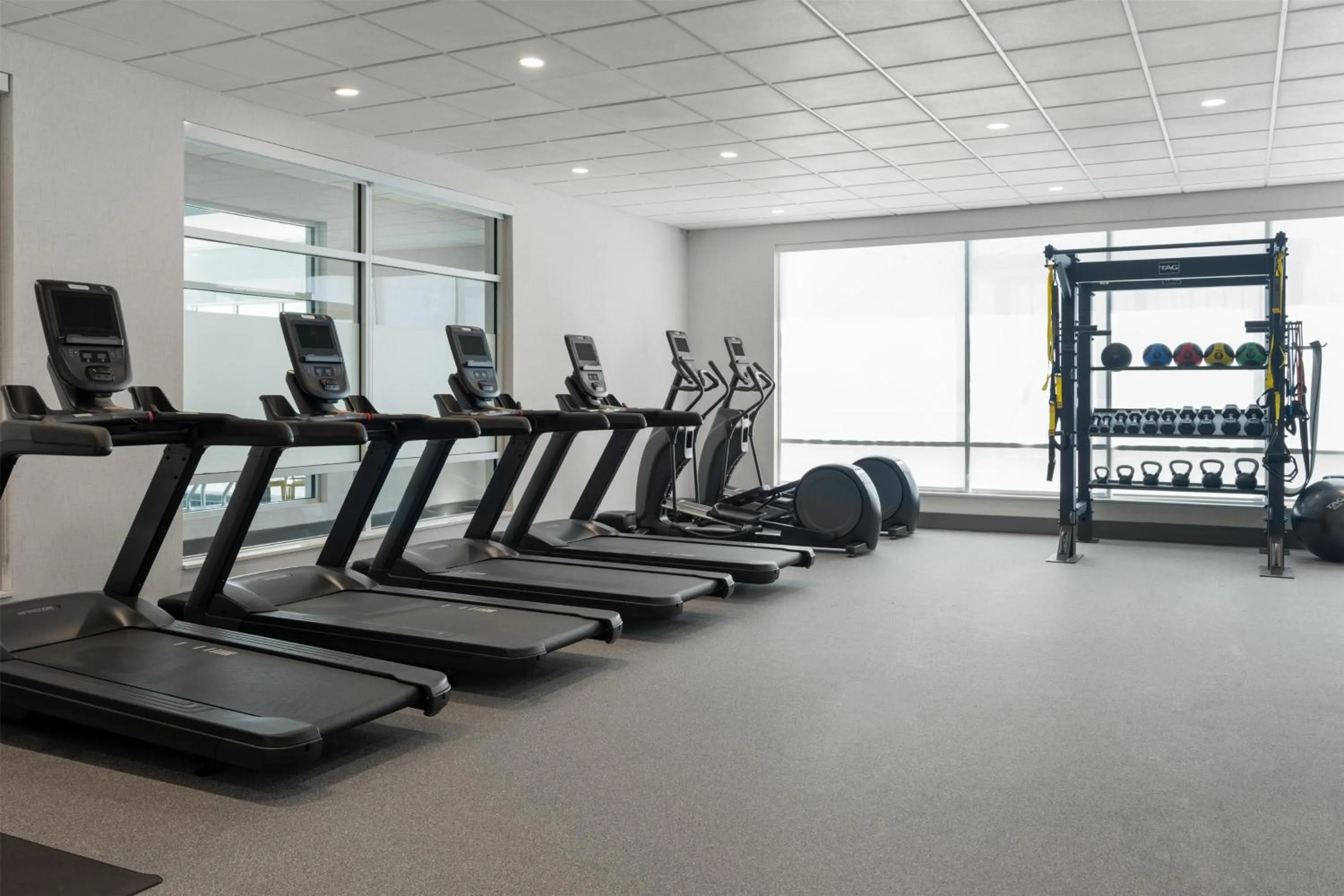 Fitness centre/facilities in Tru By Hilton Kearney