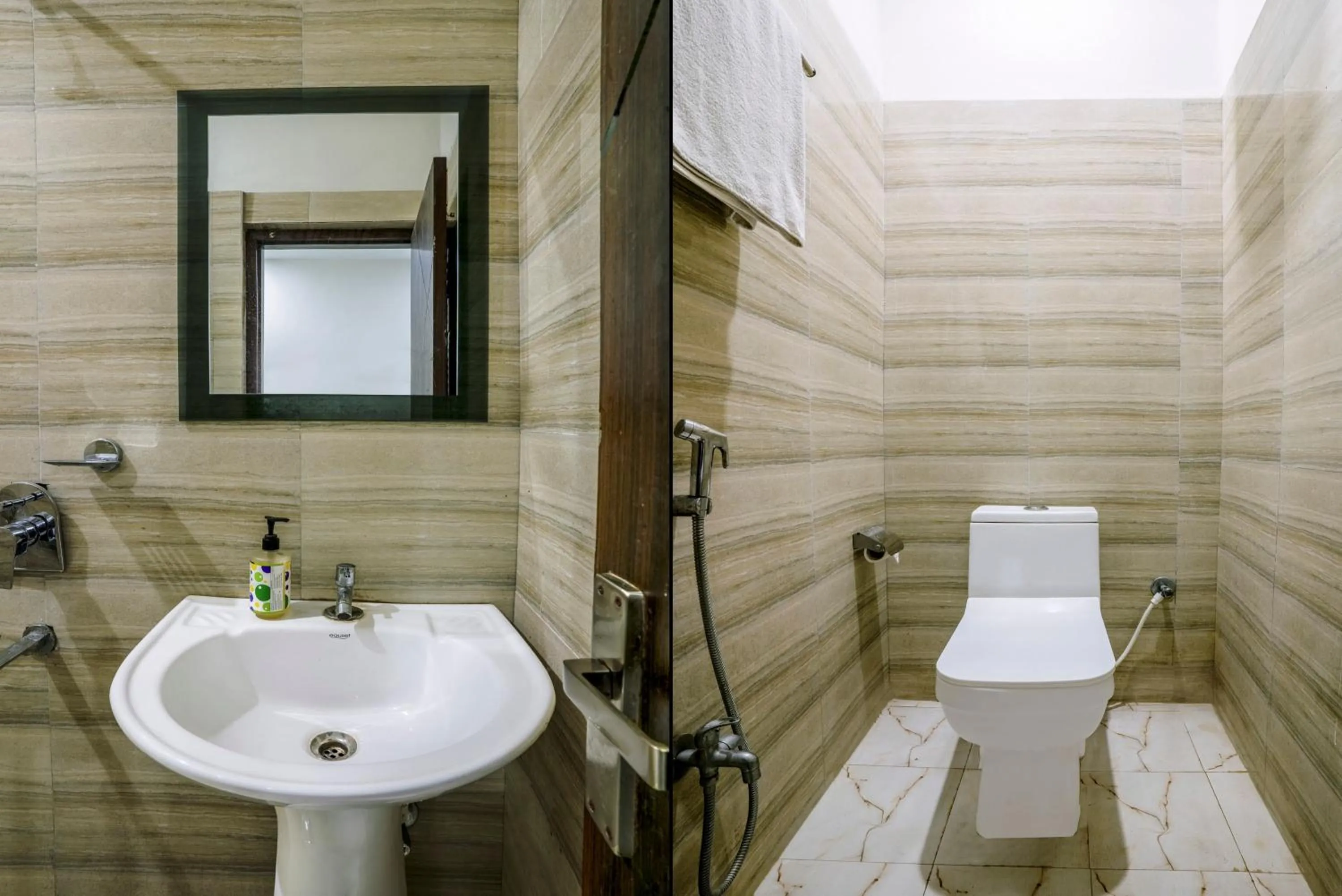 Bathroom in Treebo NPS Grand, Ranchi Railway Station