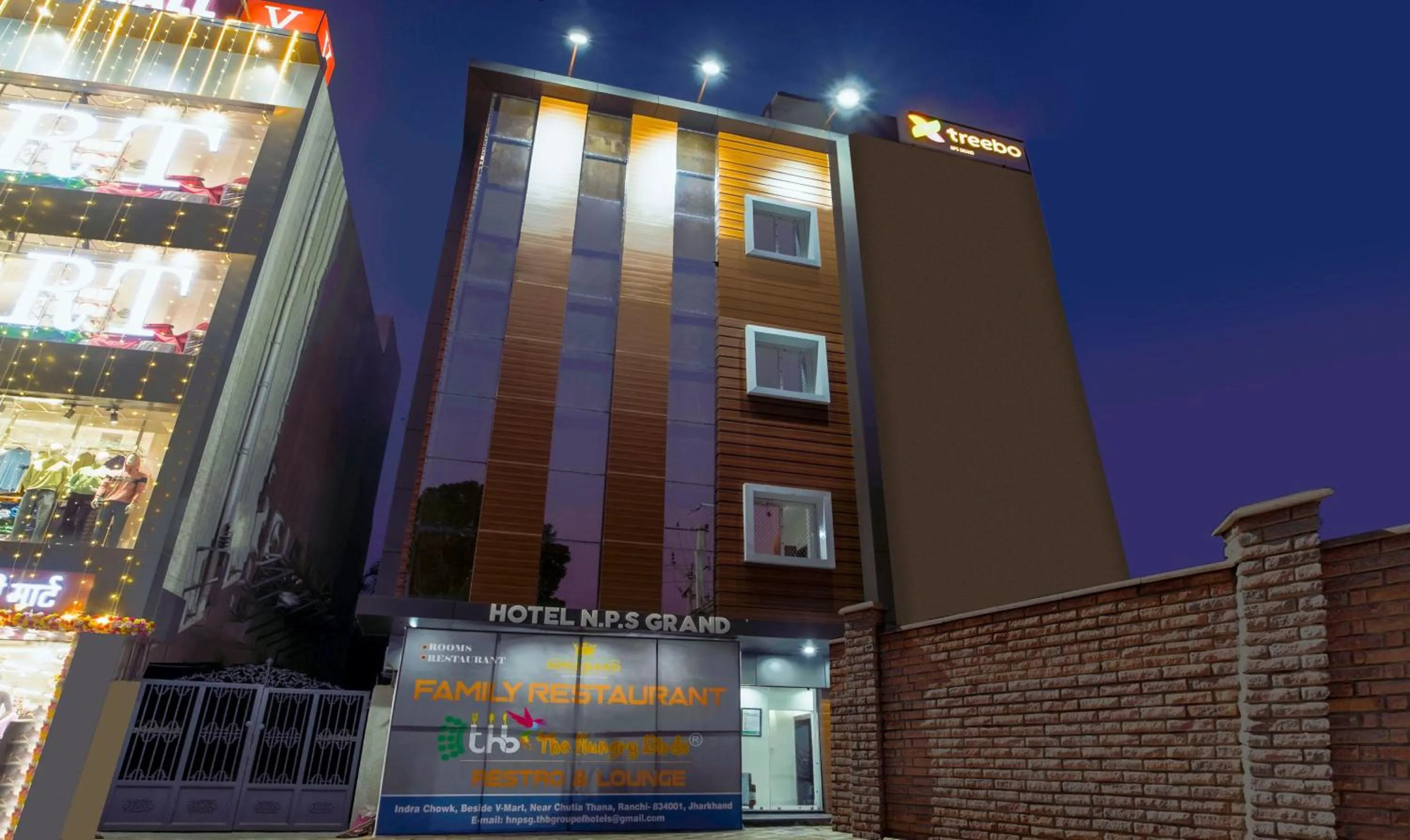 Property building in Treebo NPS Grand, Ranchi Railway Station
