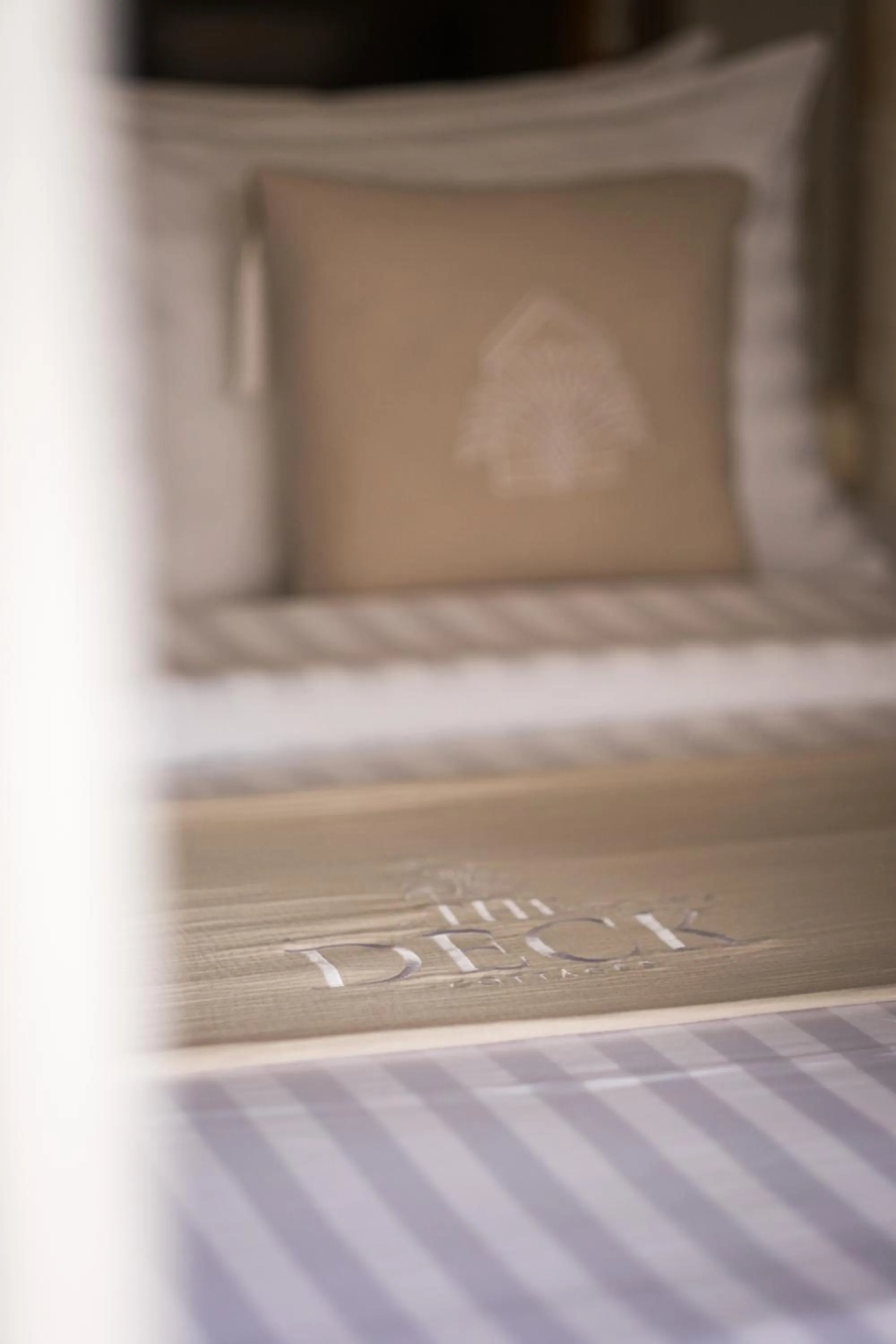 Bed in The Deck Cottages Samui