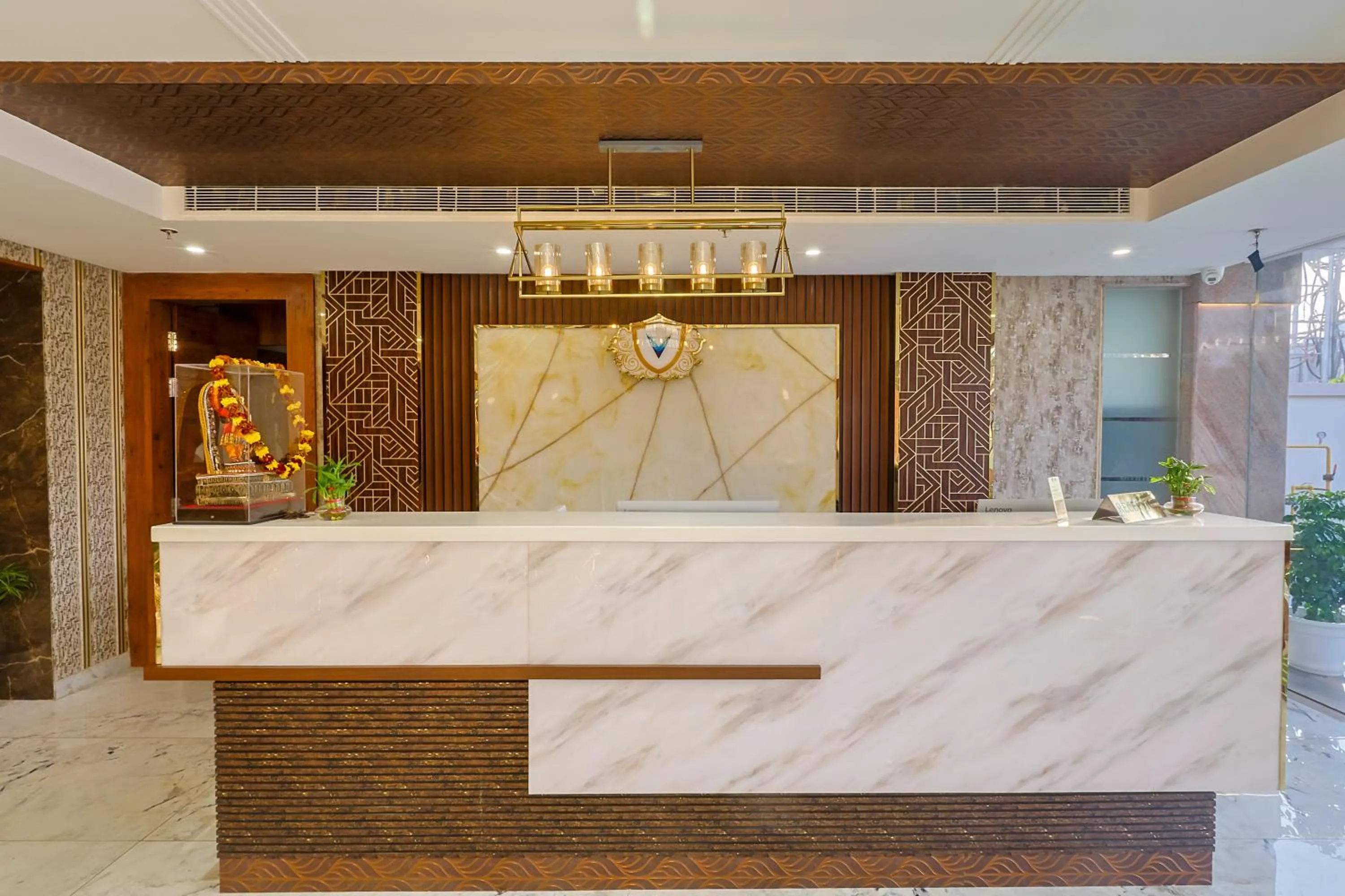 Lobby or reception in Hotel Vishwam Residency