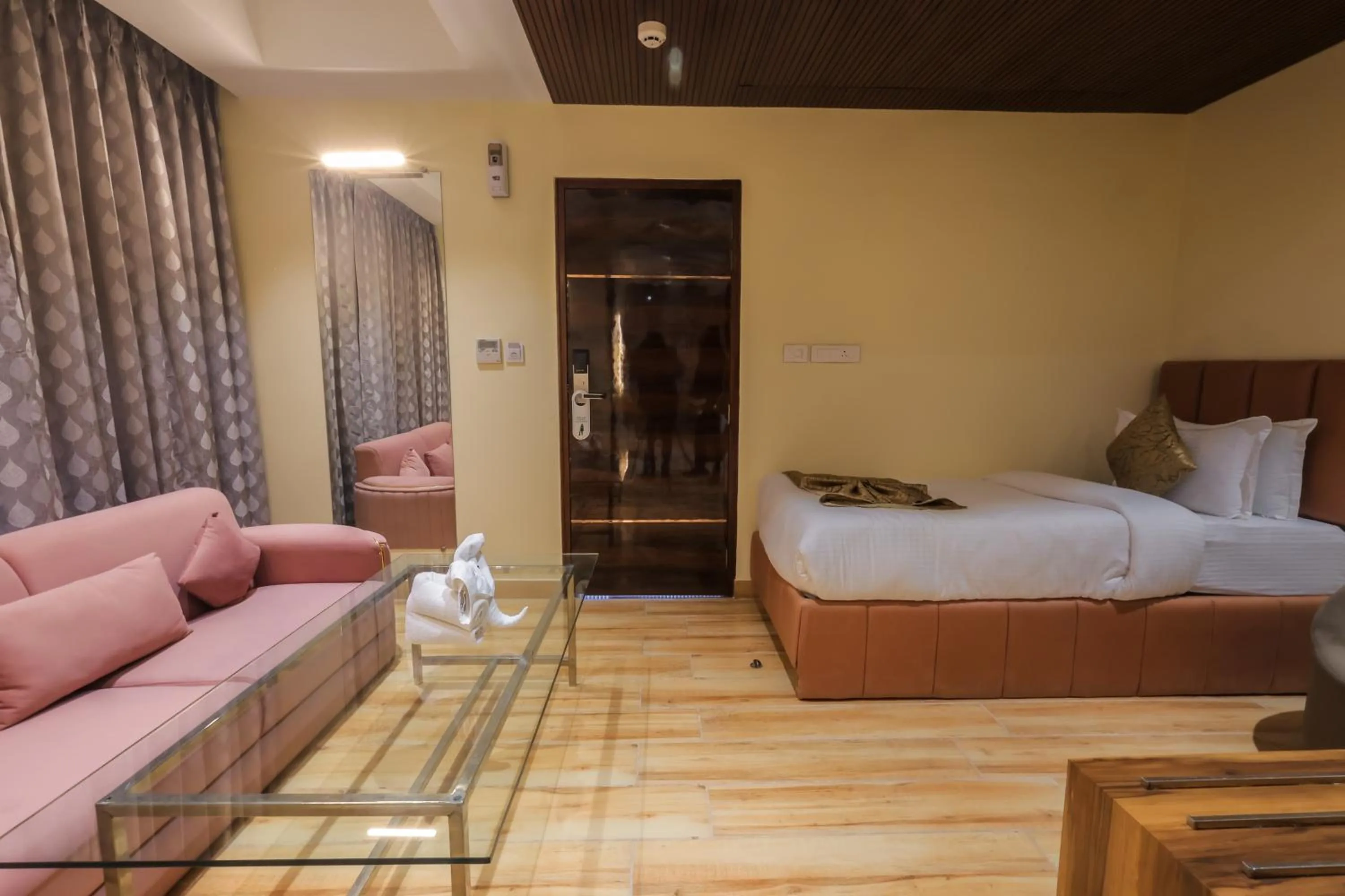 Bed in Hotel Vishwam Residency