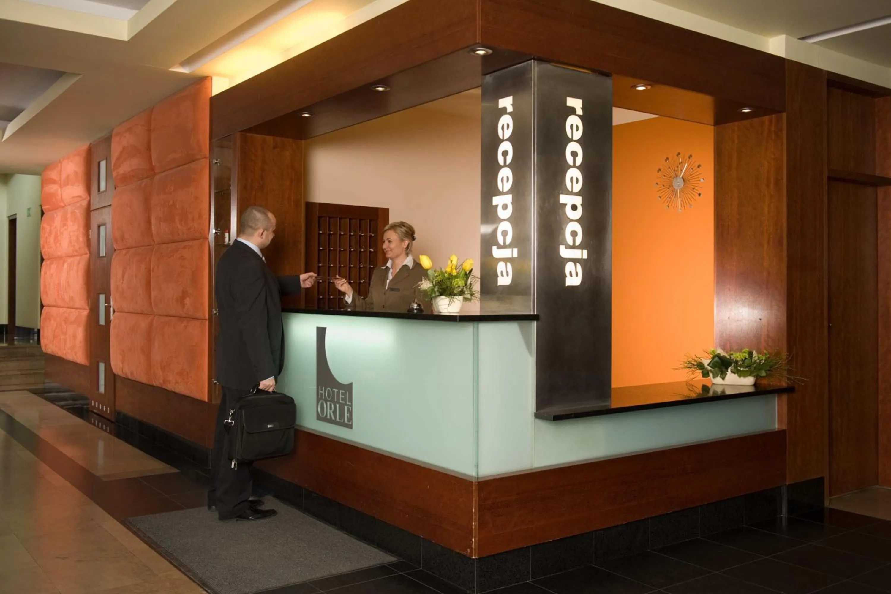 Lobby or reception in Hotel Orle