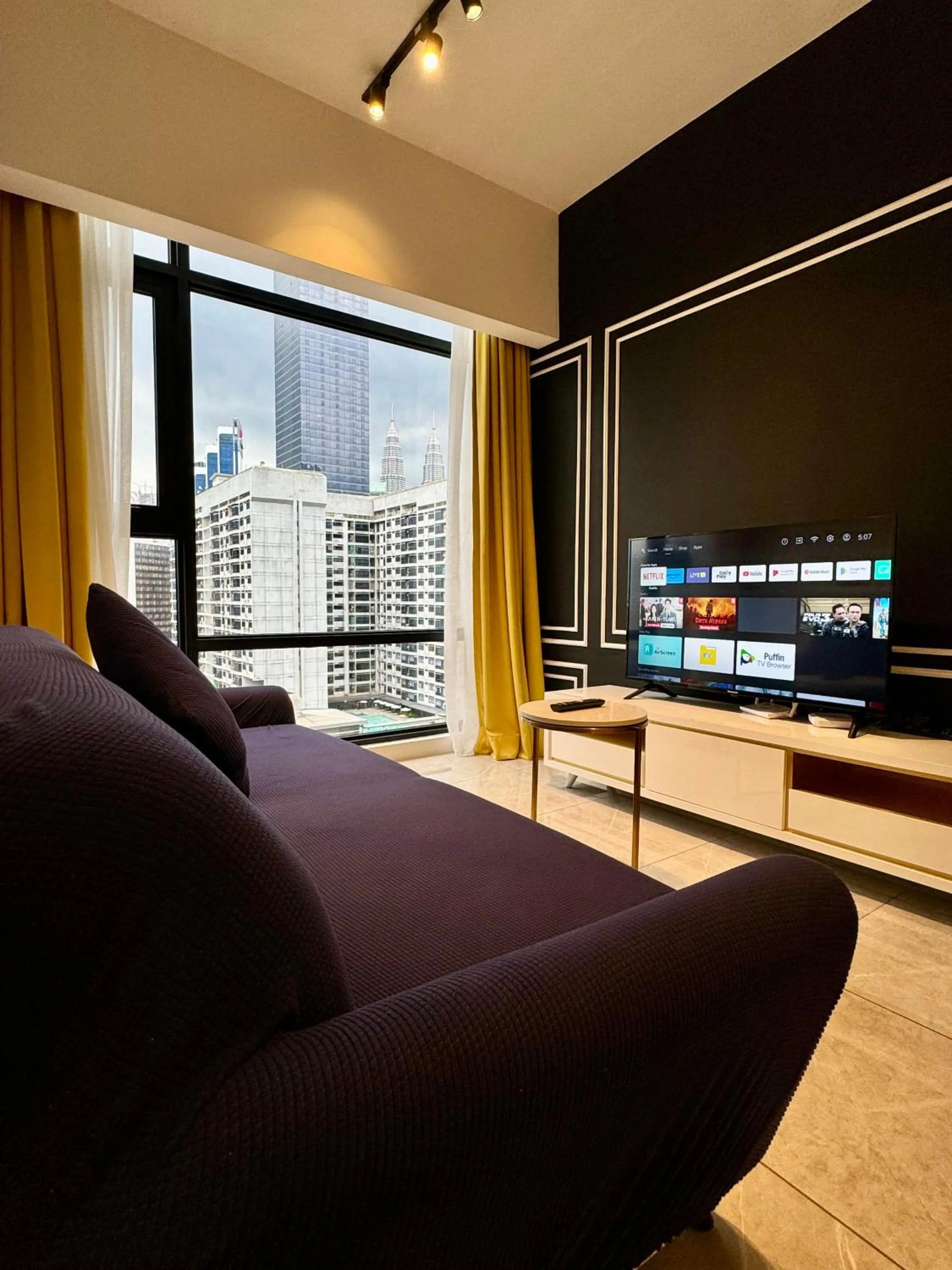 Communal lounge/ TV room in The Axon Apartment Bukit Bintang