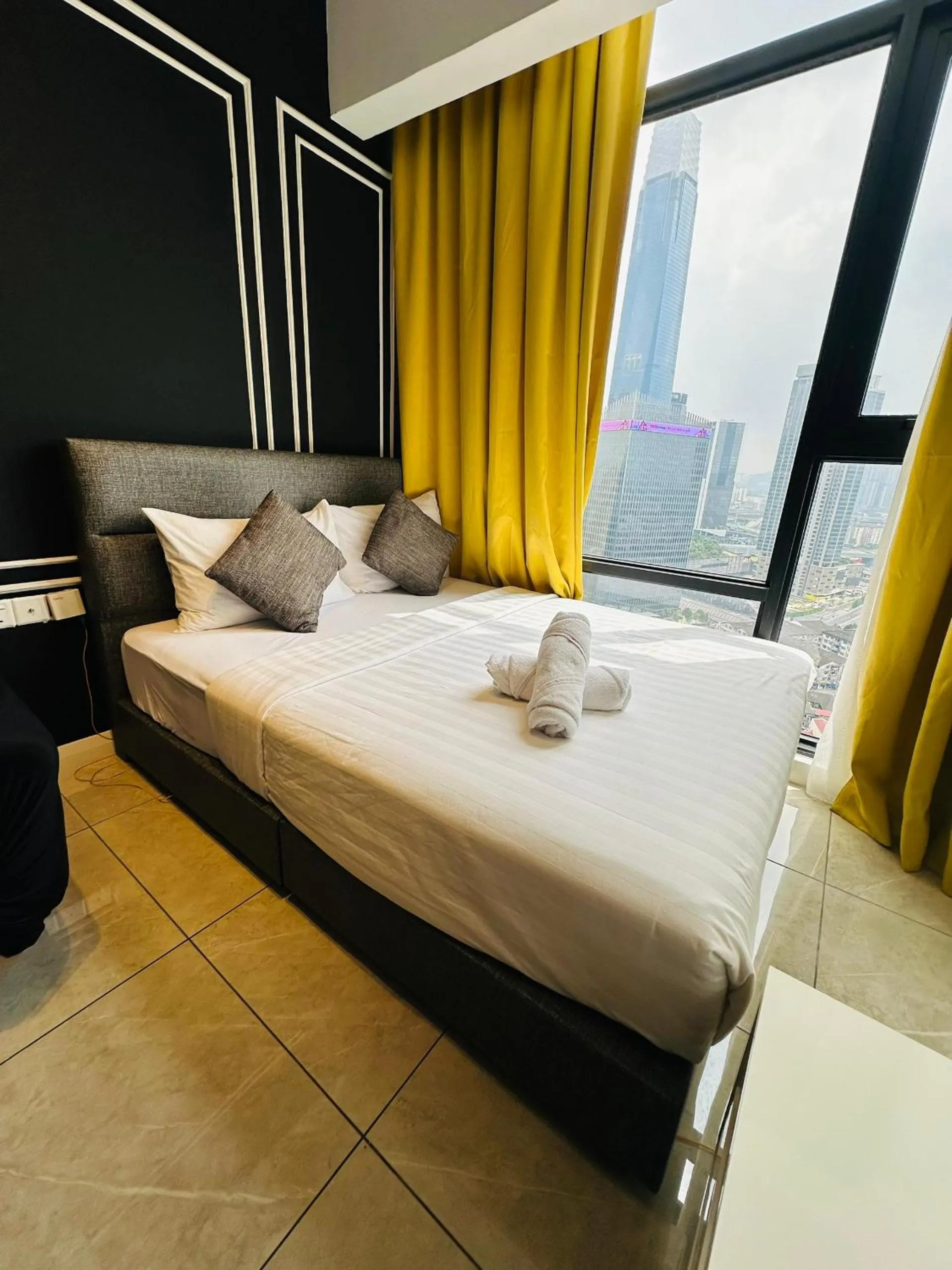 Bed in The Axon Apartment Bukit Bintang