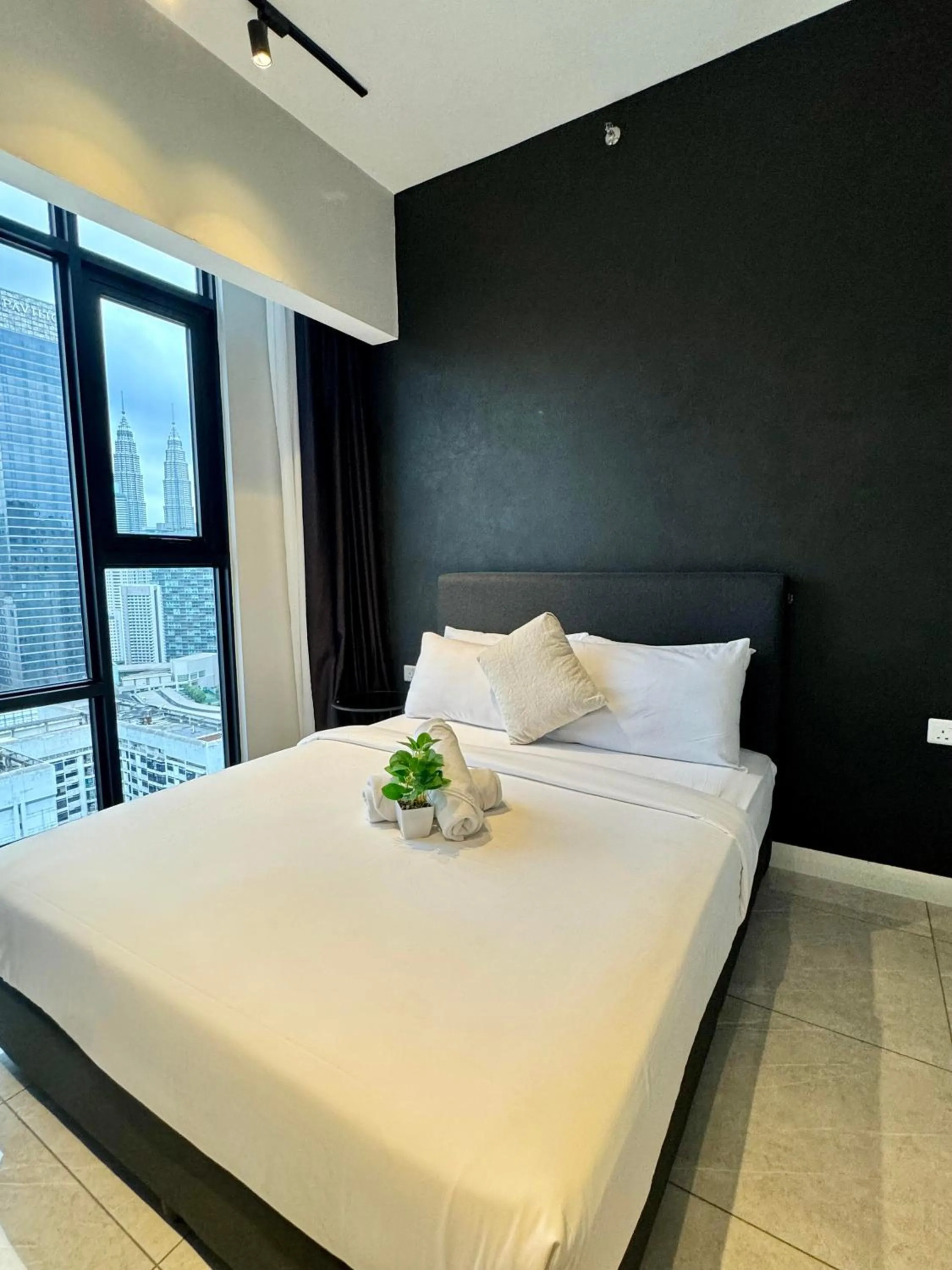 Bed in The Axon Apartment Bukit Bintang