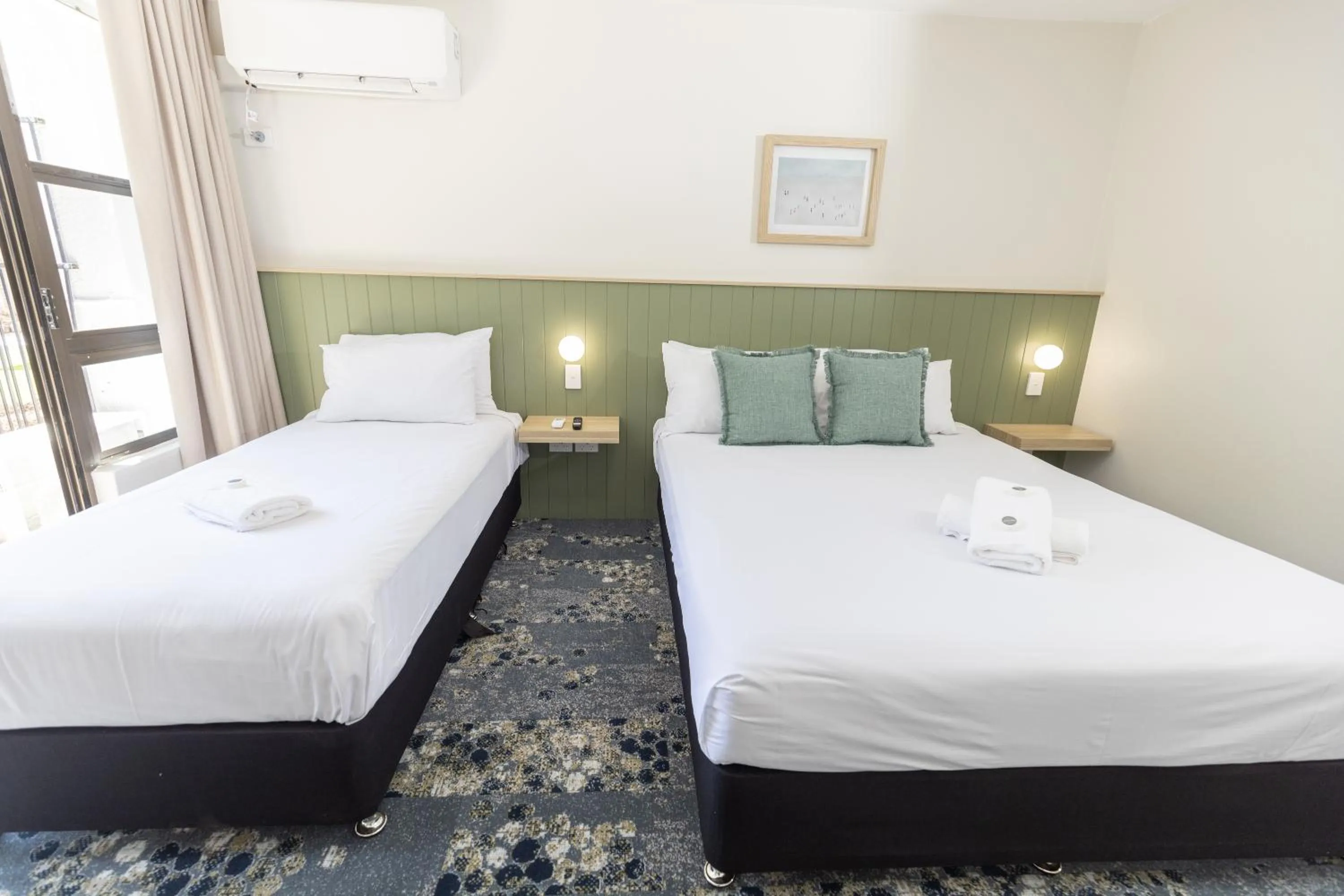 Bed in Currimundi Hotel