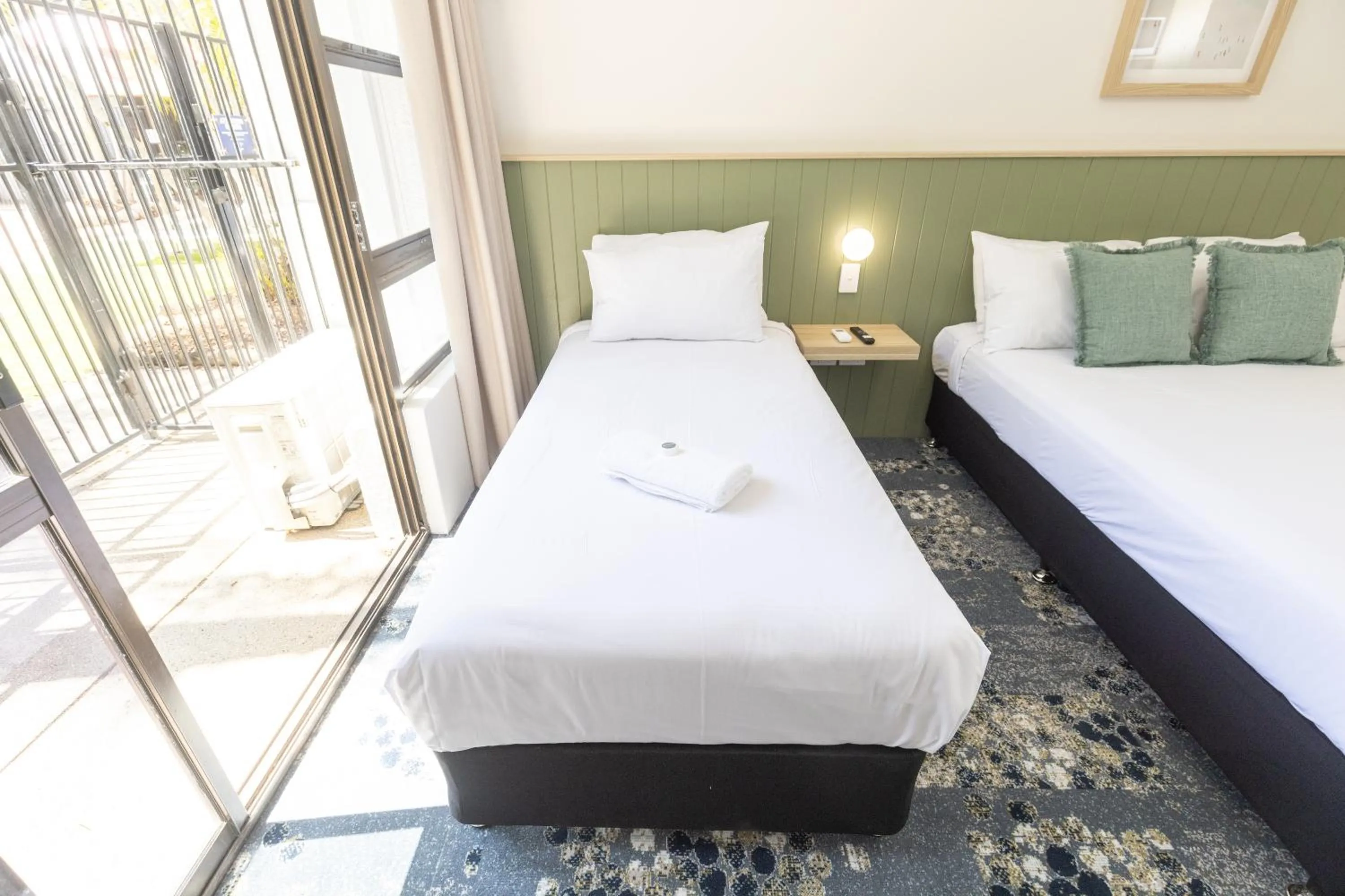 Bed in Currimundi Hotel