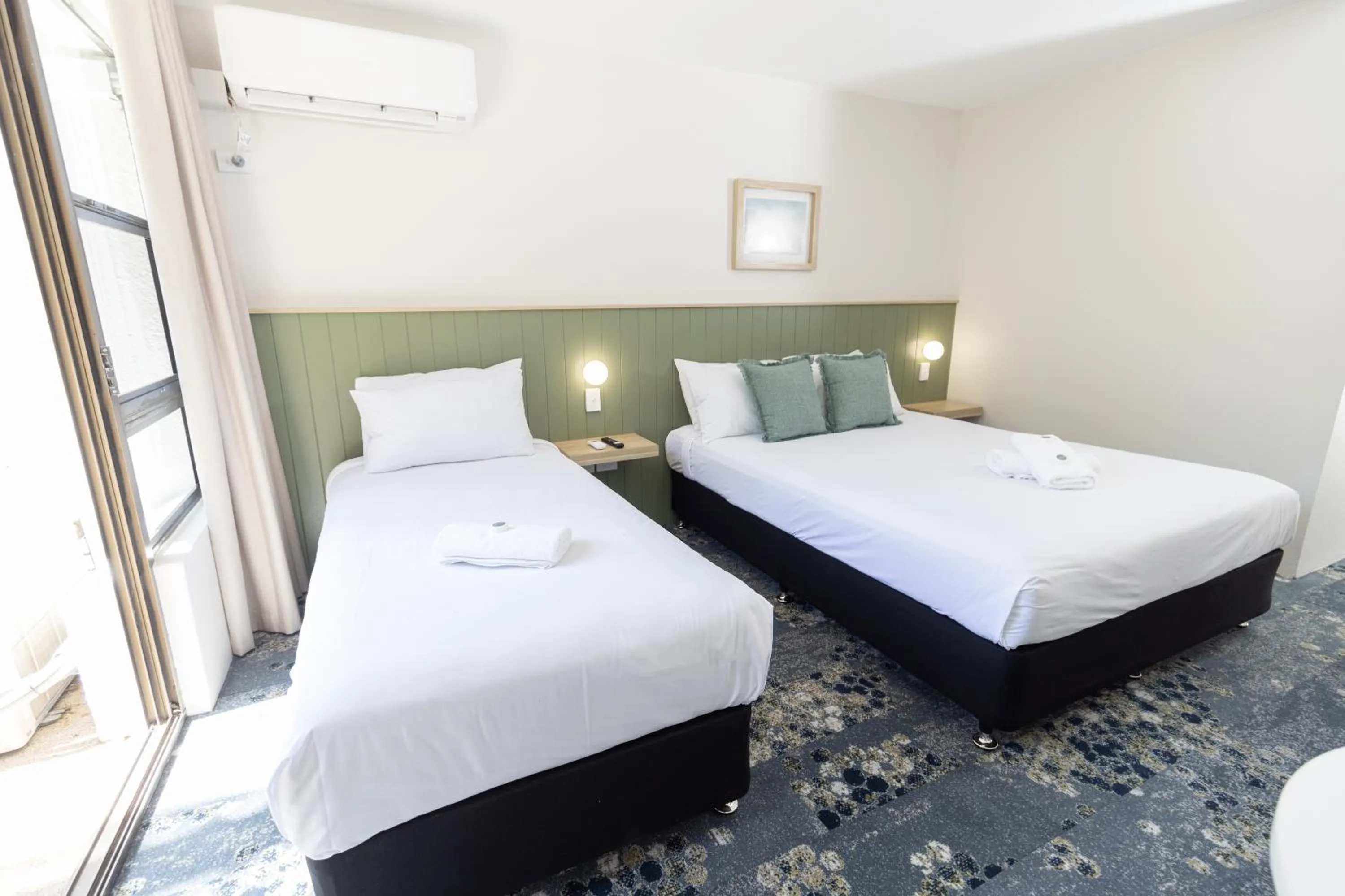 Bed in Currimundi Hotel