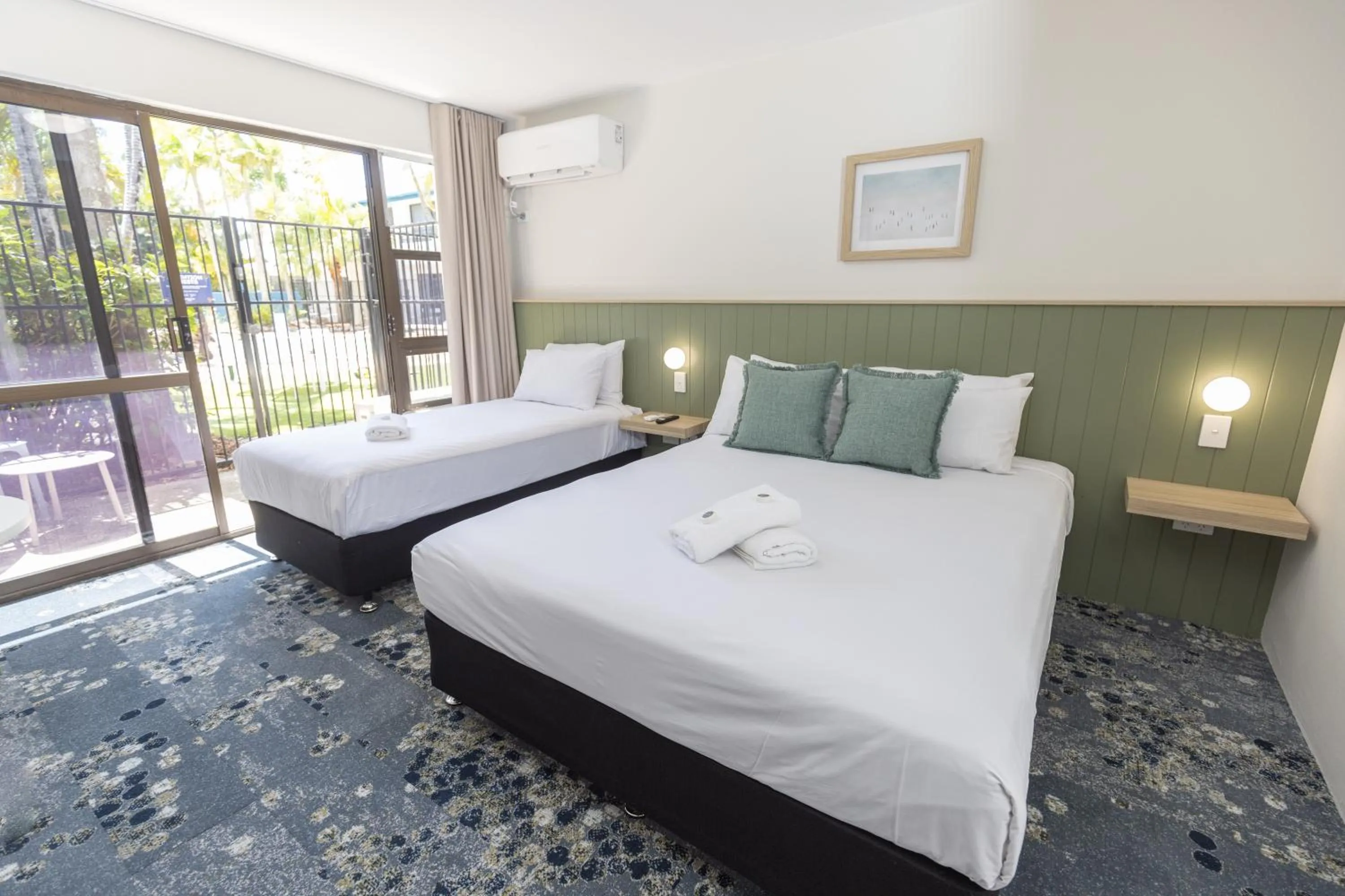 Bed in Currimundi Hotel