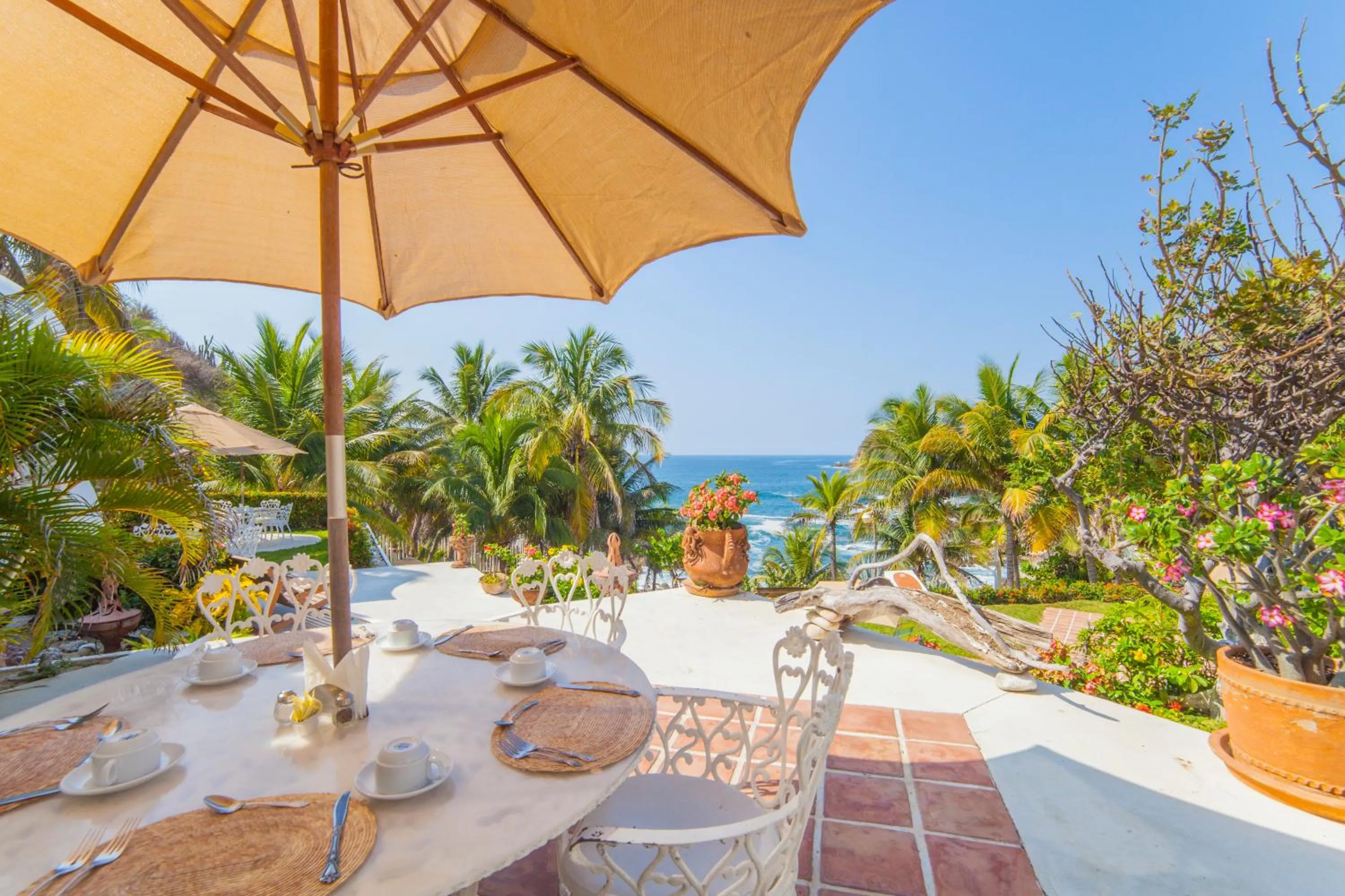 Patio in Villas Fasol Huatulco