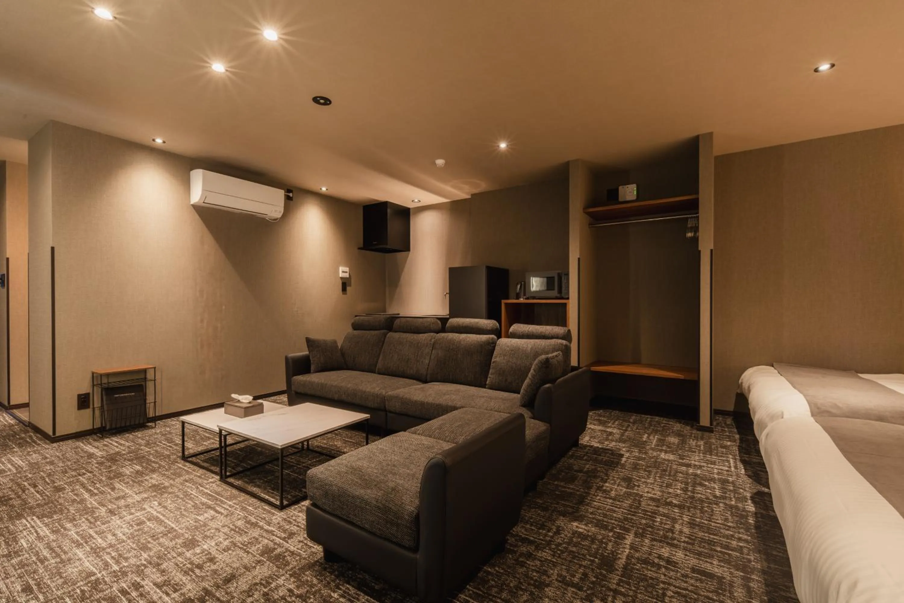 Living room in The LOFT INN HAKATA