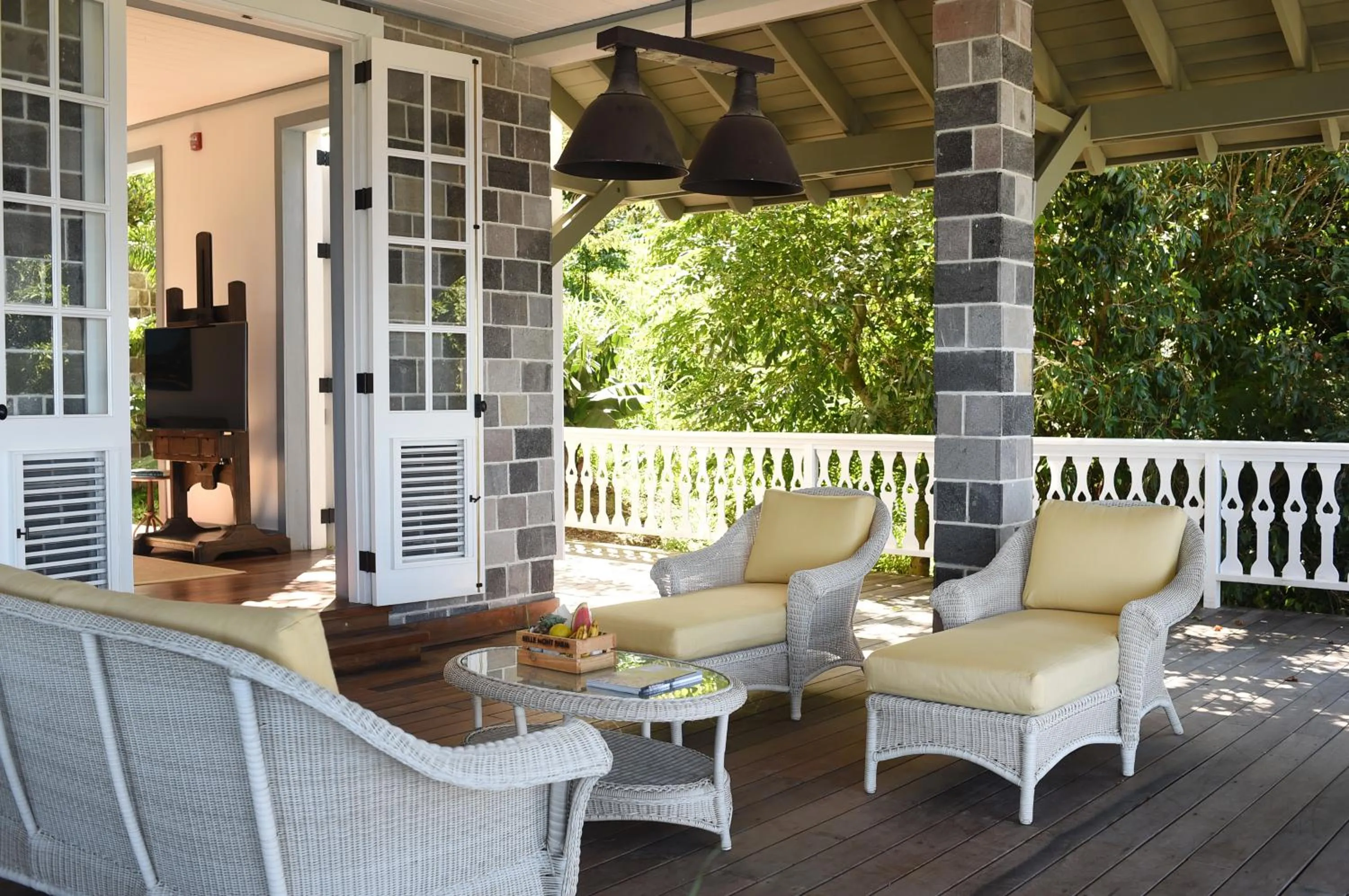 Balcony/Terrace in Belle Mont Sanctuary Resort - Kittitian Hill