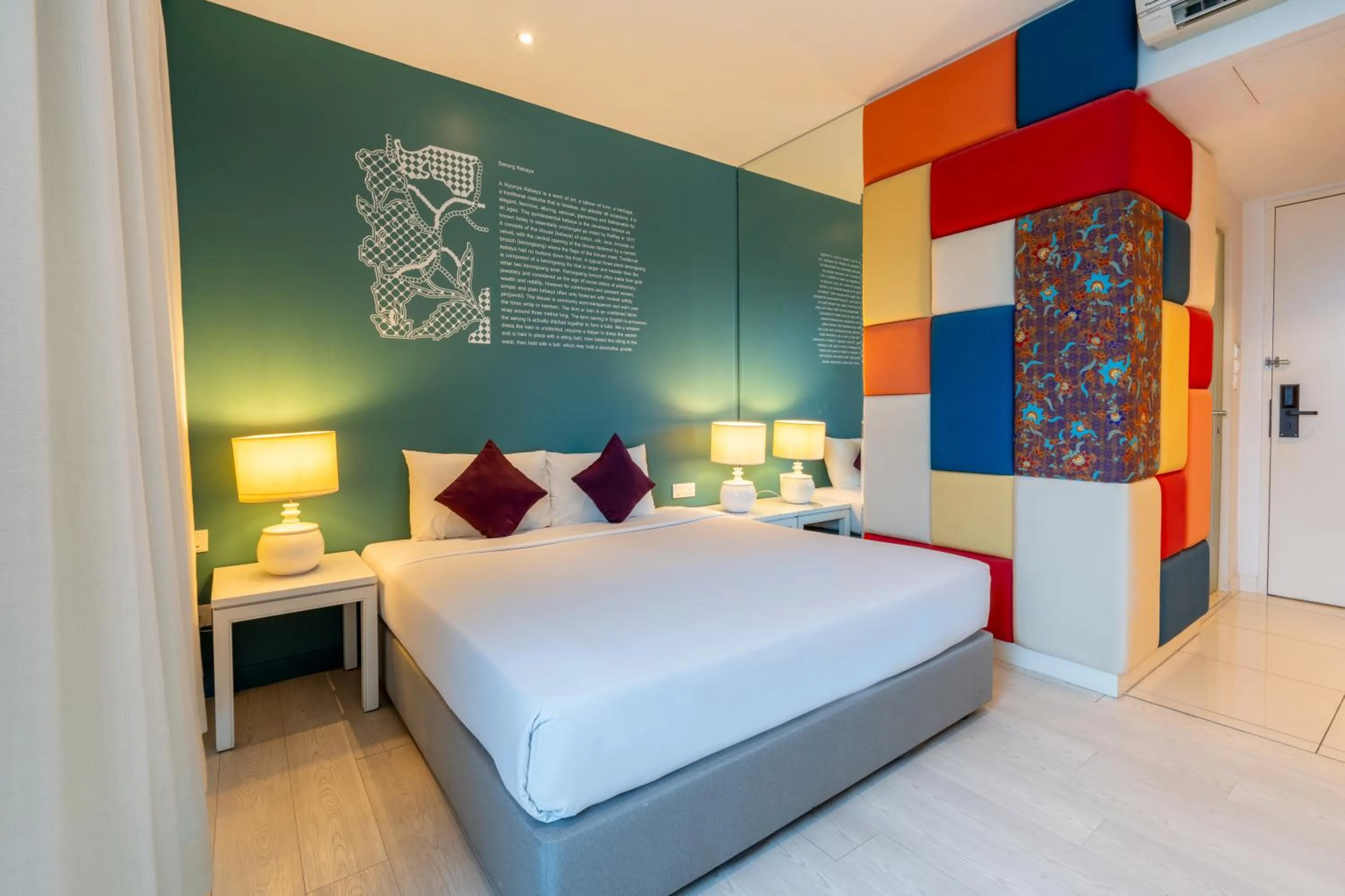 Bed in Hotel 19, Penang