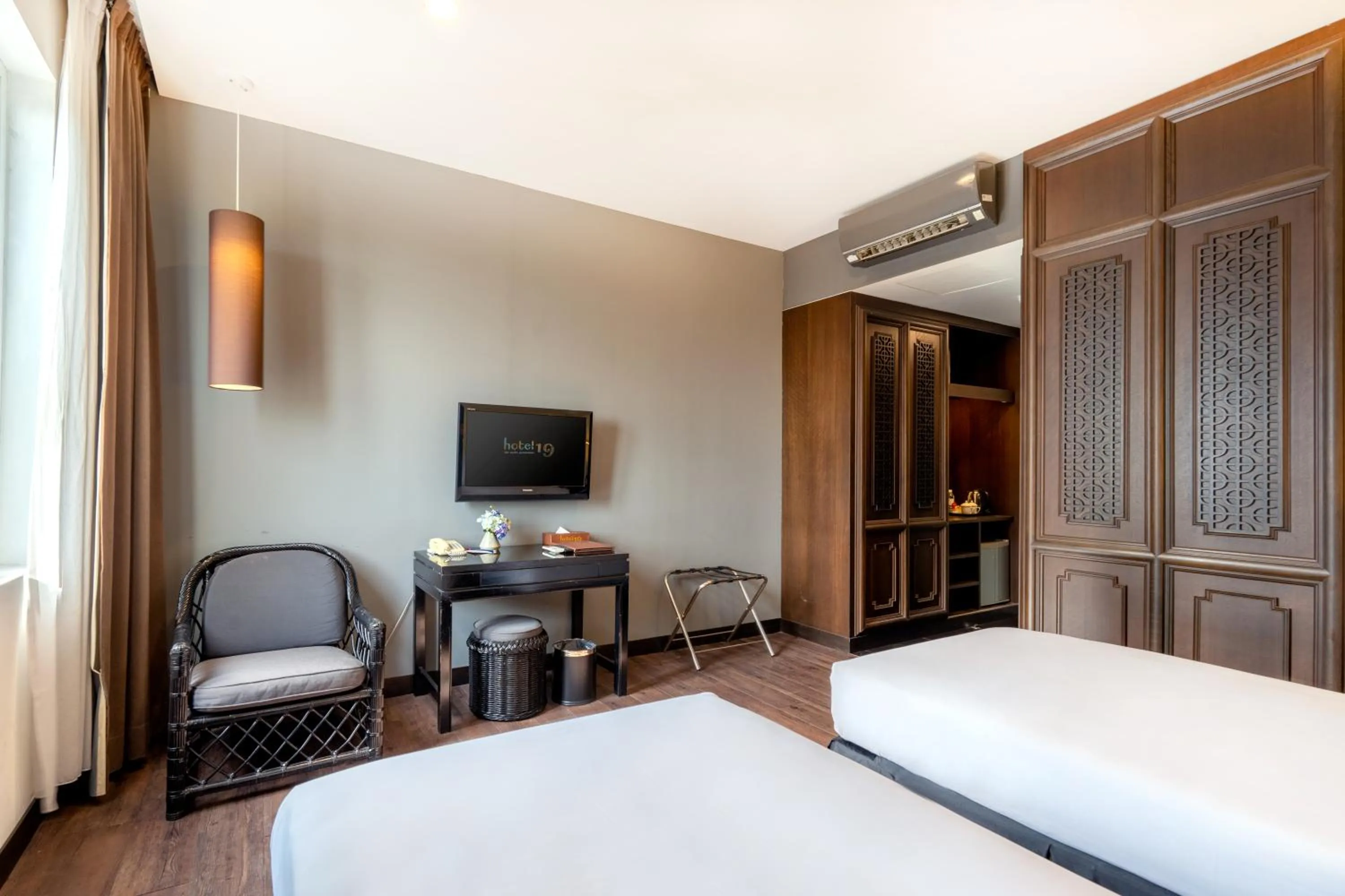 Bed in Hotel 19, Penang