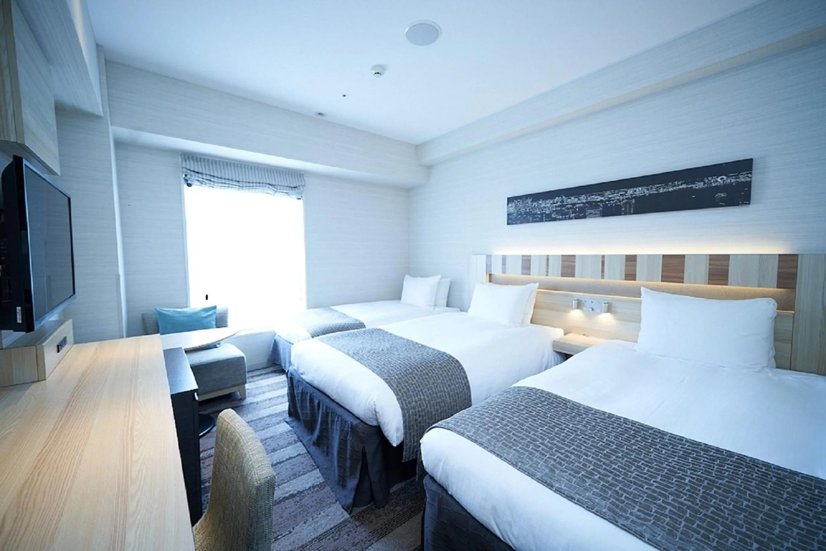 Bed in Hotel Sunroute Ginza