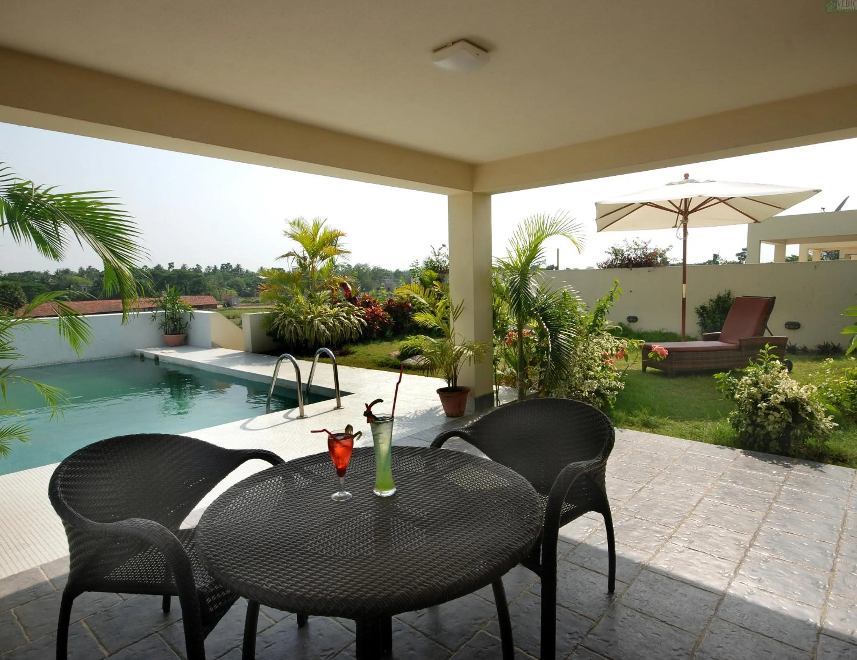 Balcony/Terrace in Vedic Village Spa Resort Kolkata