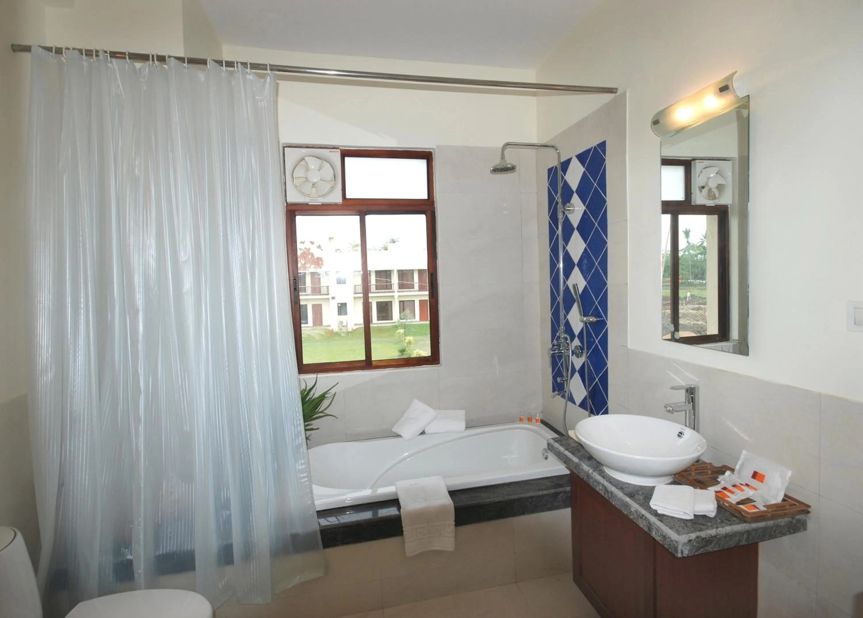 Bathroom, Bed in Vedic Village Spa Resort Kolkata