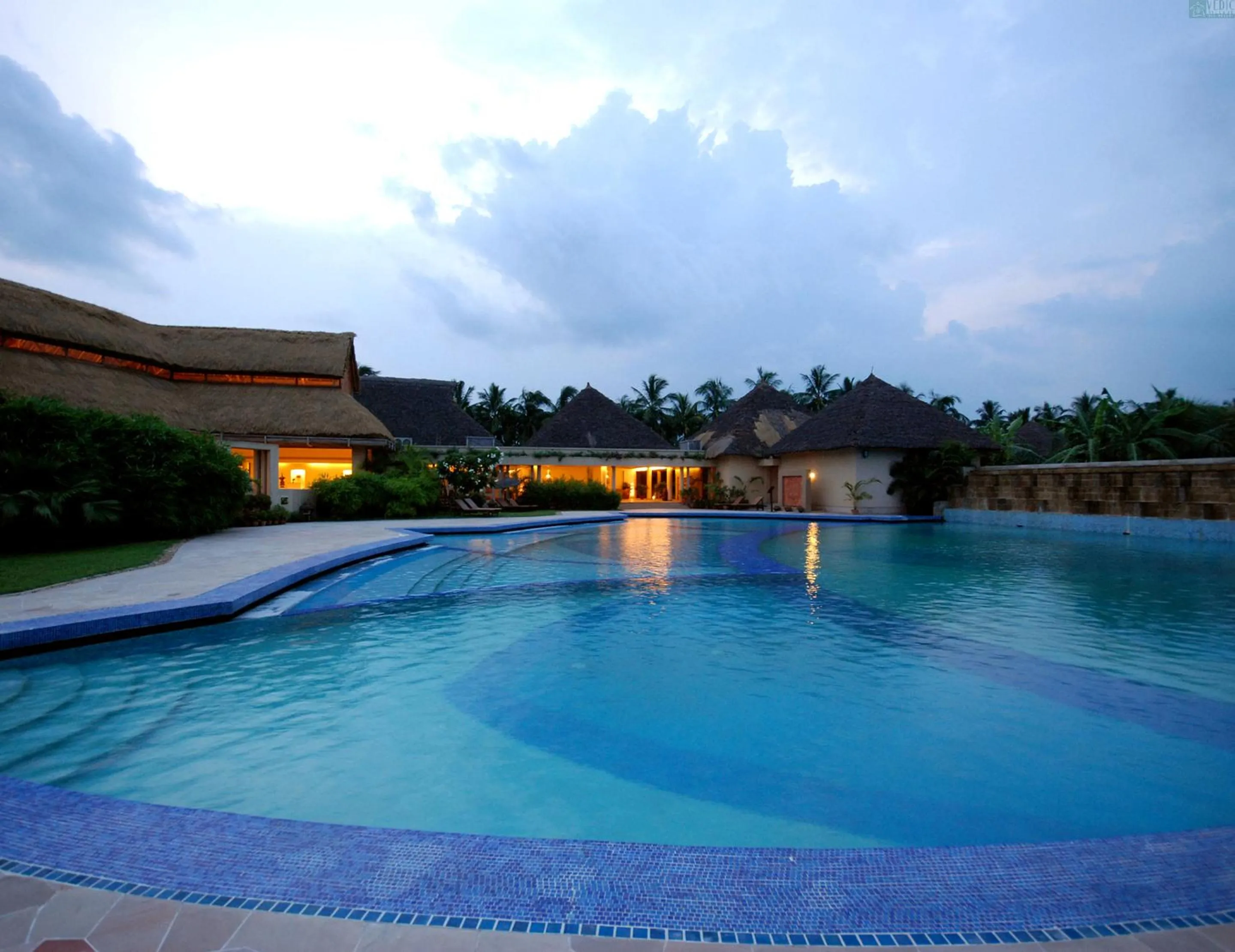 Swimming pool in Vedic Village Spa Resort Kolkata
