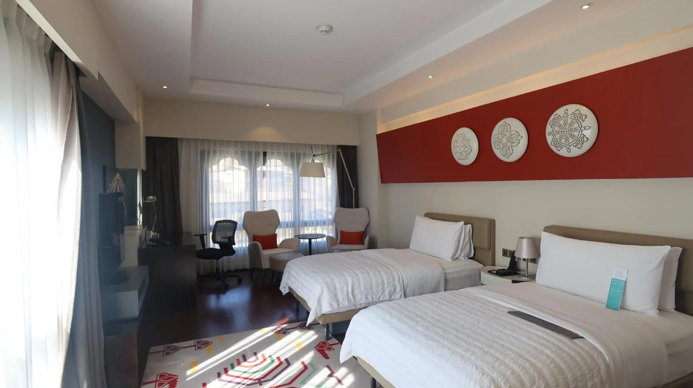 View (from property/room), Bed in Le Meridien Thimphu