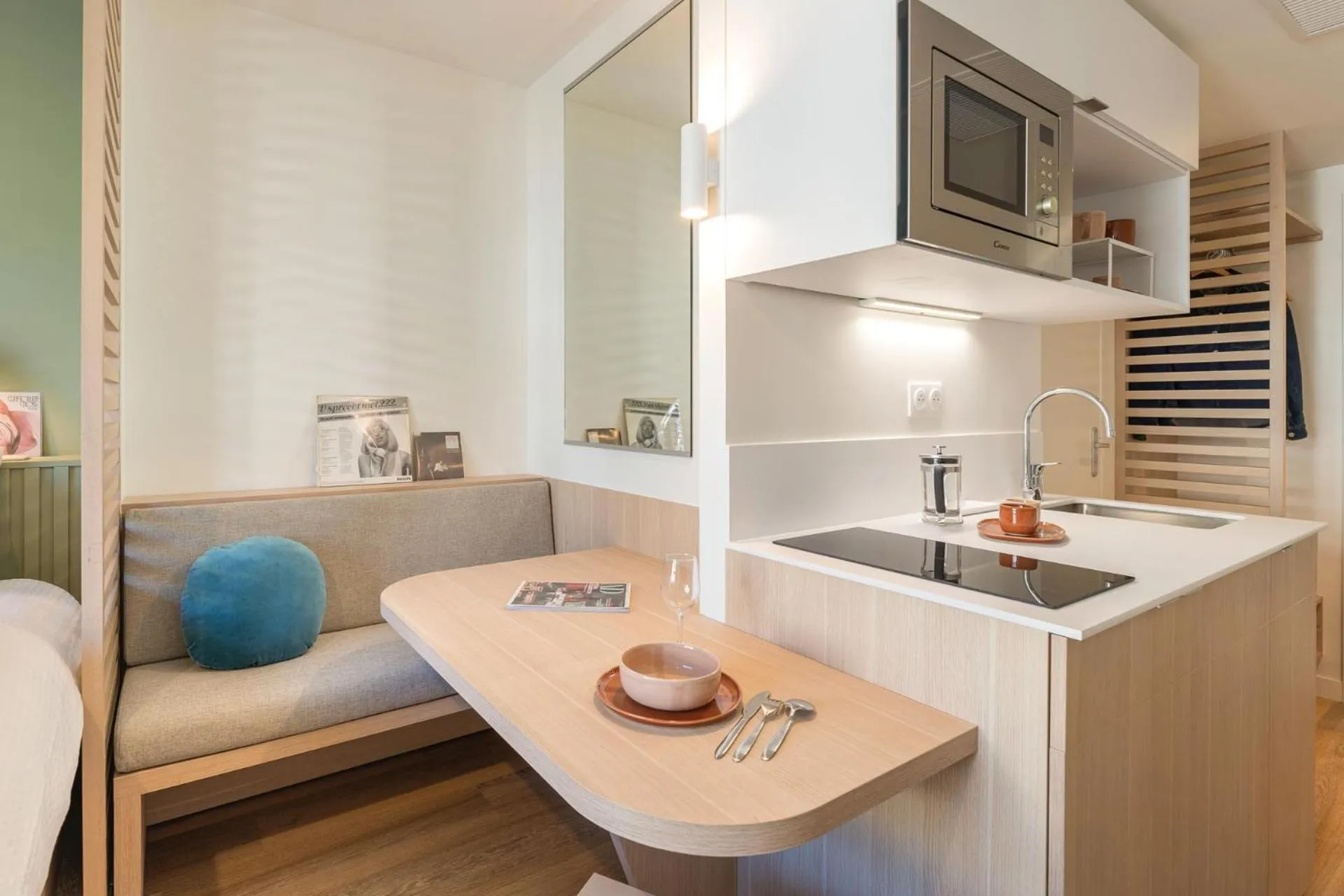 Kitchen or kitchenette in Bikube Lyon