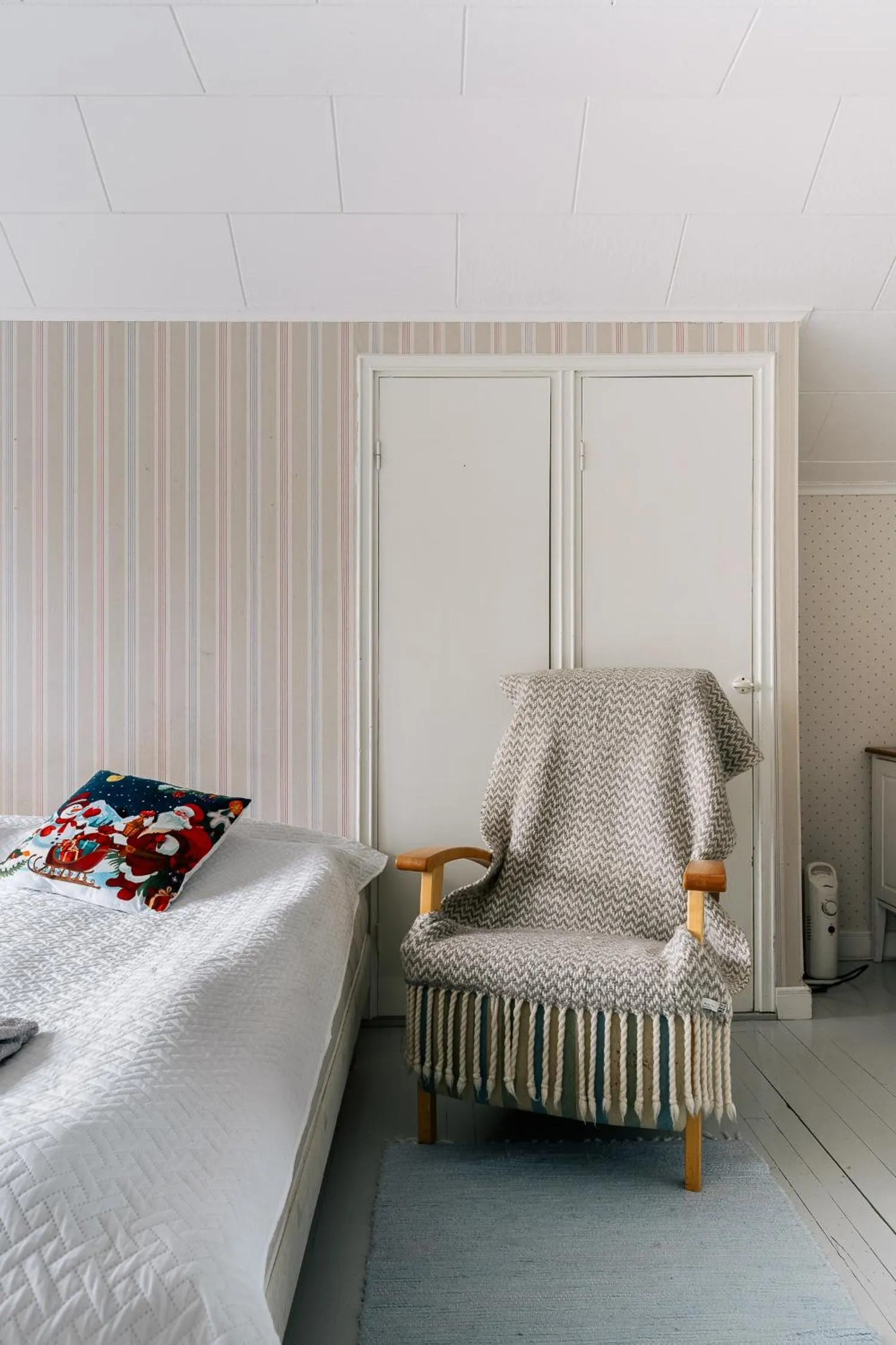 Bedroom, Bed in Villa Virpi