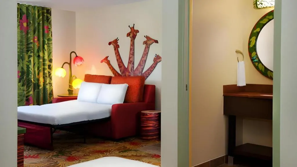 Bed in Disney's Art Of Animation Resort