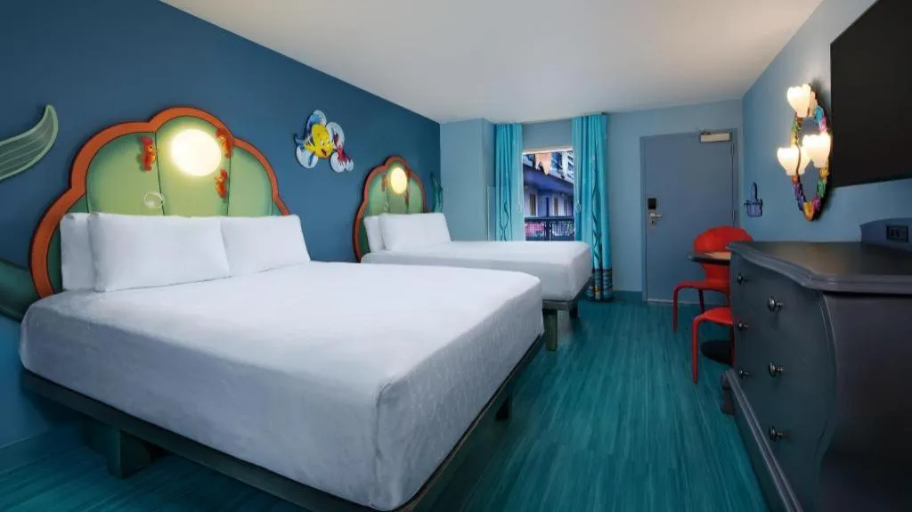 Bed in Disney's Art Of Animation Resort
