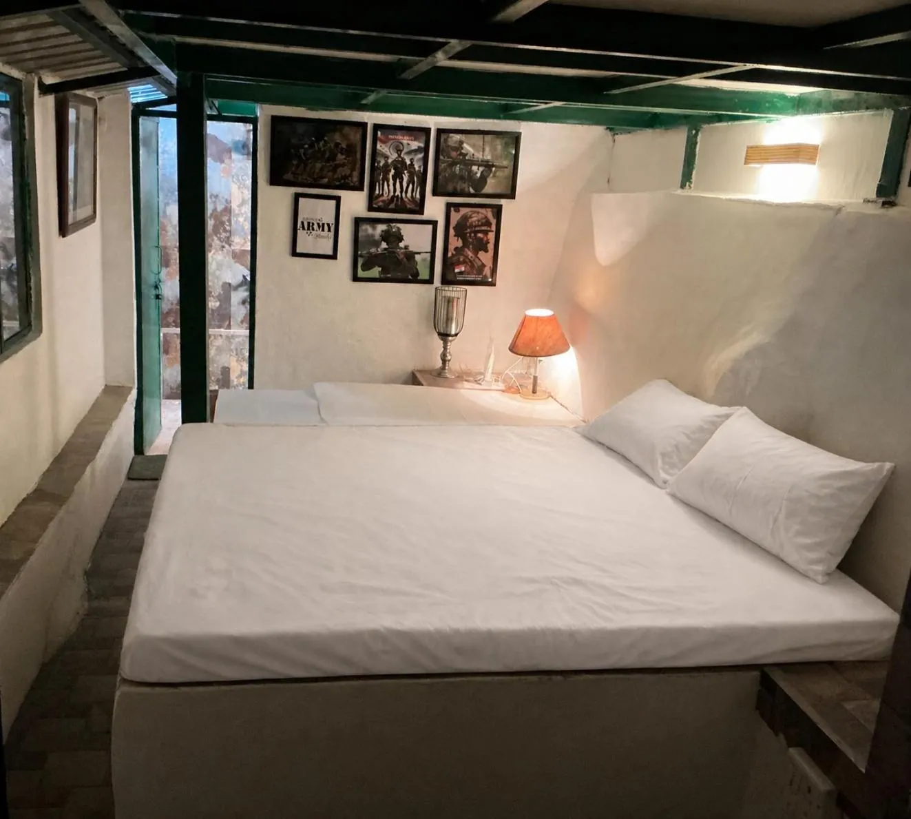 Bed in Bougainvilla Mountain Retreat, near Bhimtal