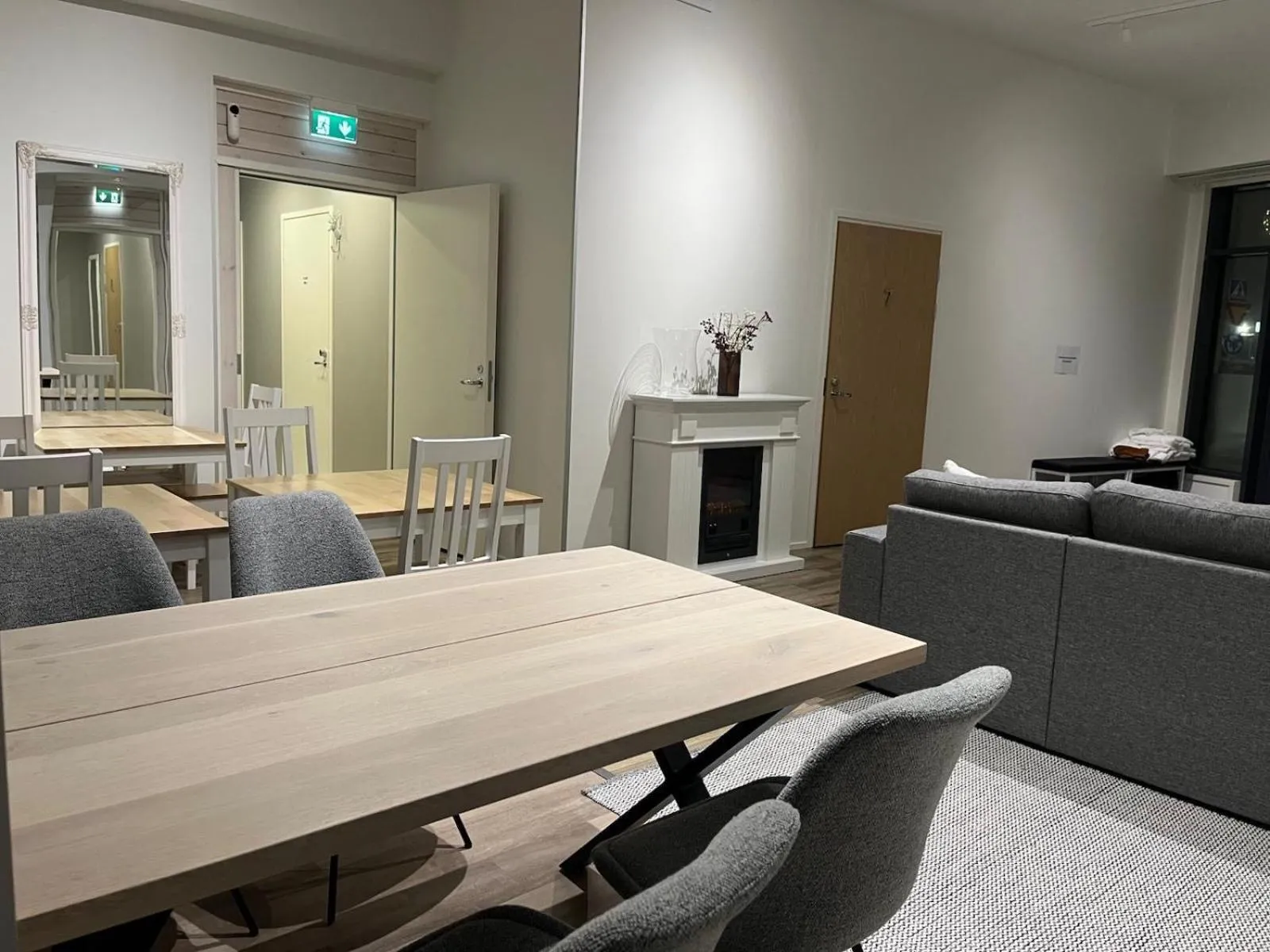 Living room in Crystal Suites