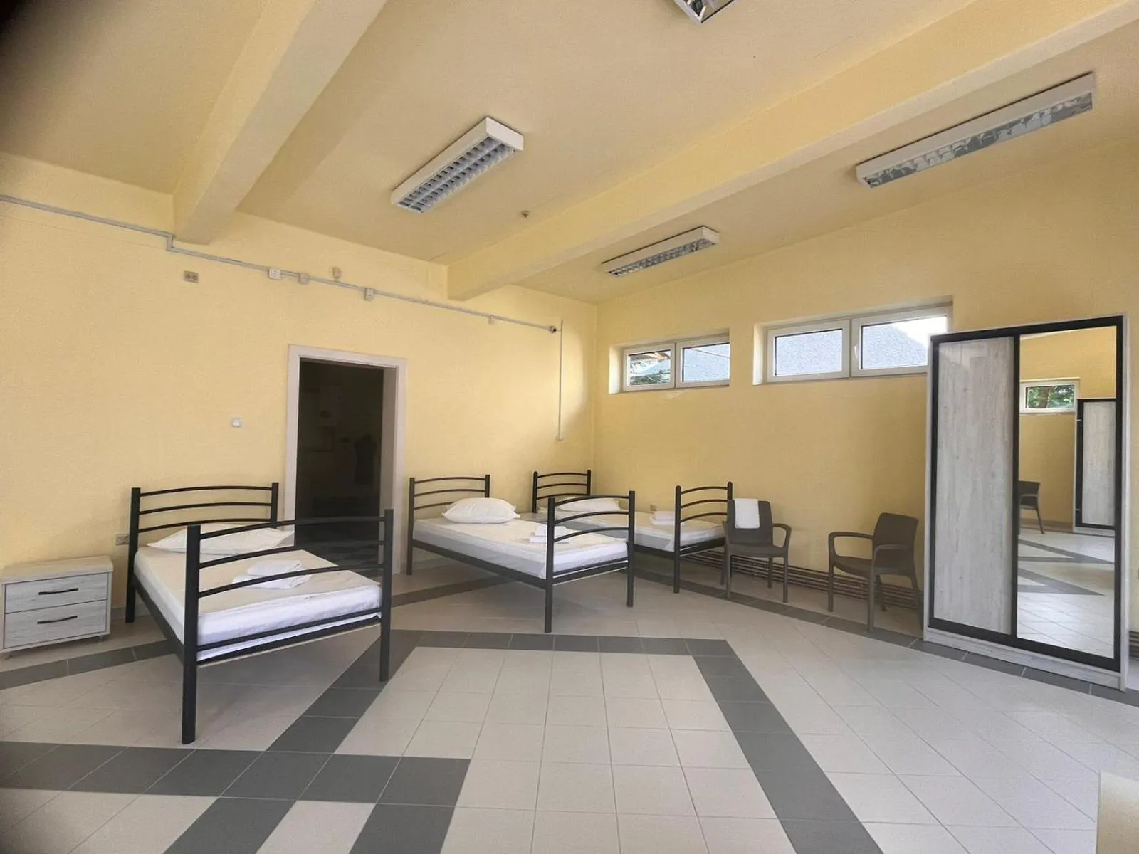 Bed in Tulipan Hotel Aquapark