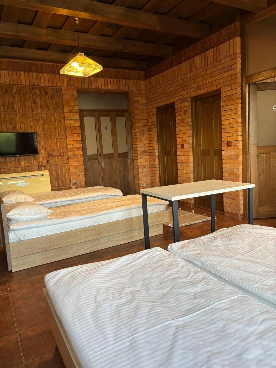 Bed in Tulipan Hotel Aquapark