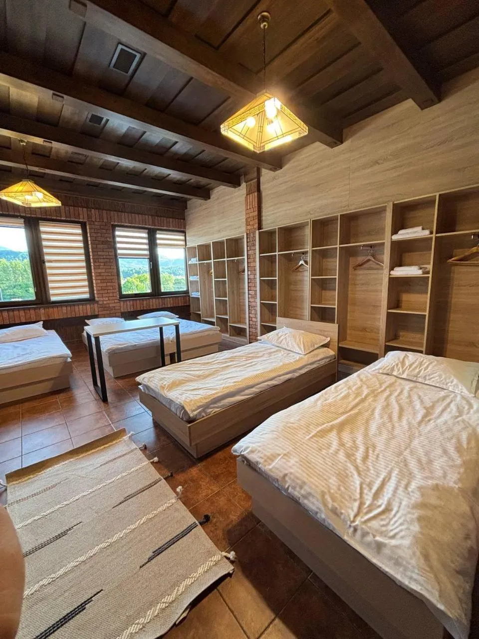 Bed in Tulipan Hotel Aquapark