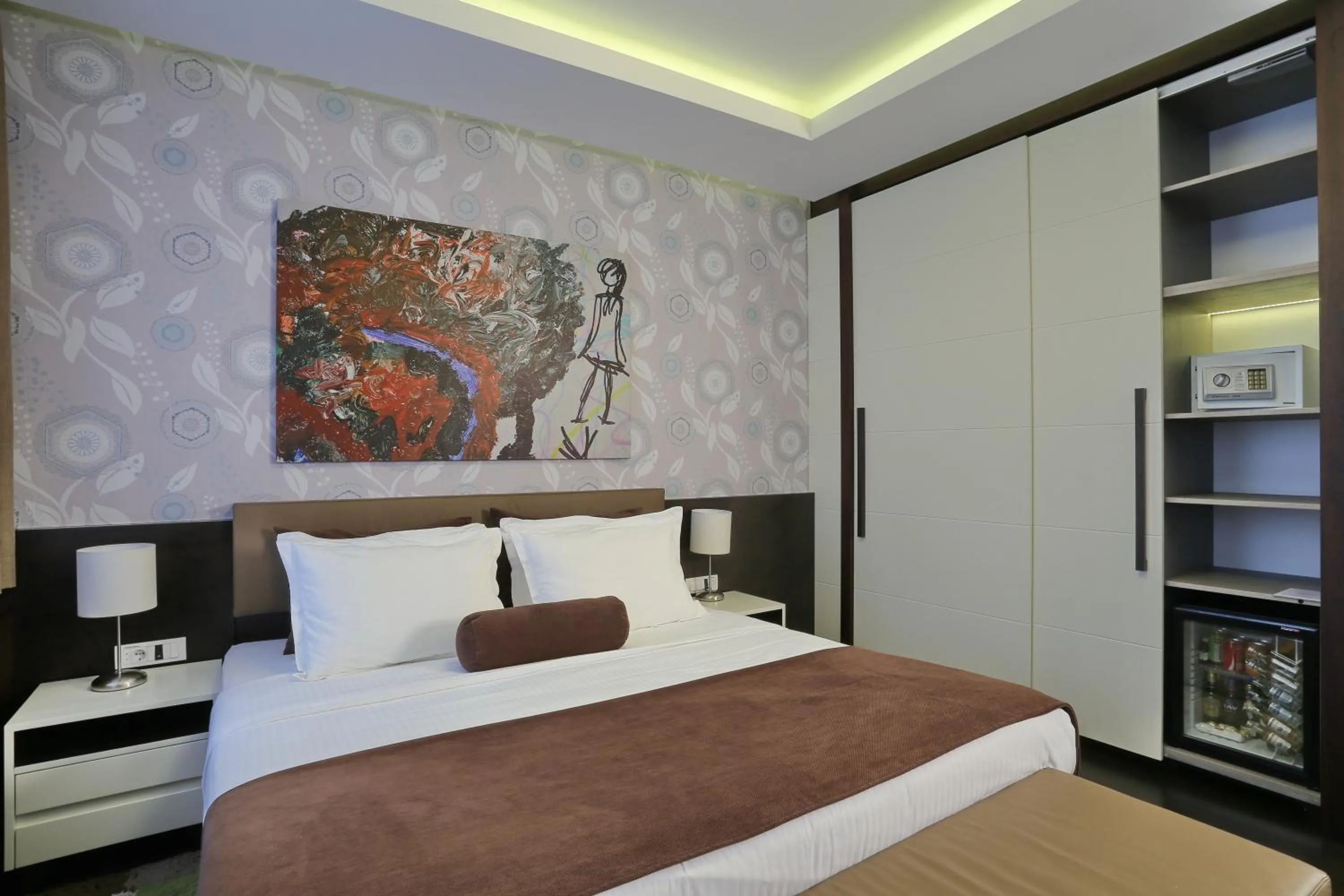 Bed in Belgreat Premium Suites