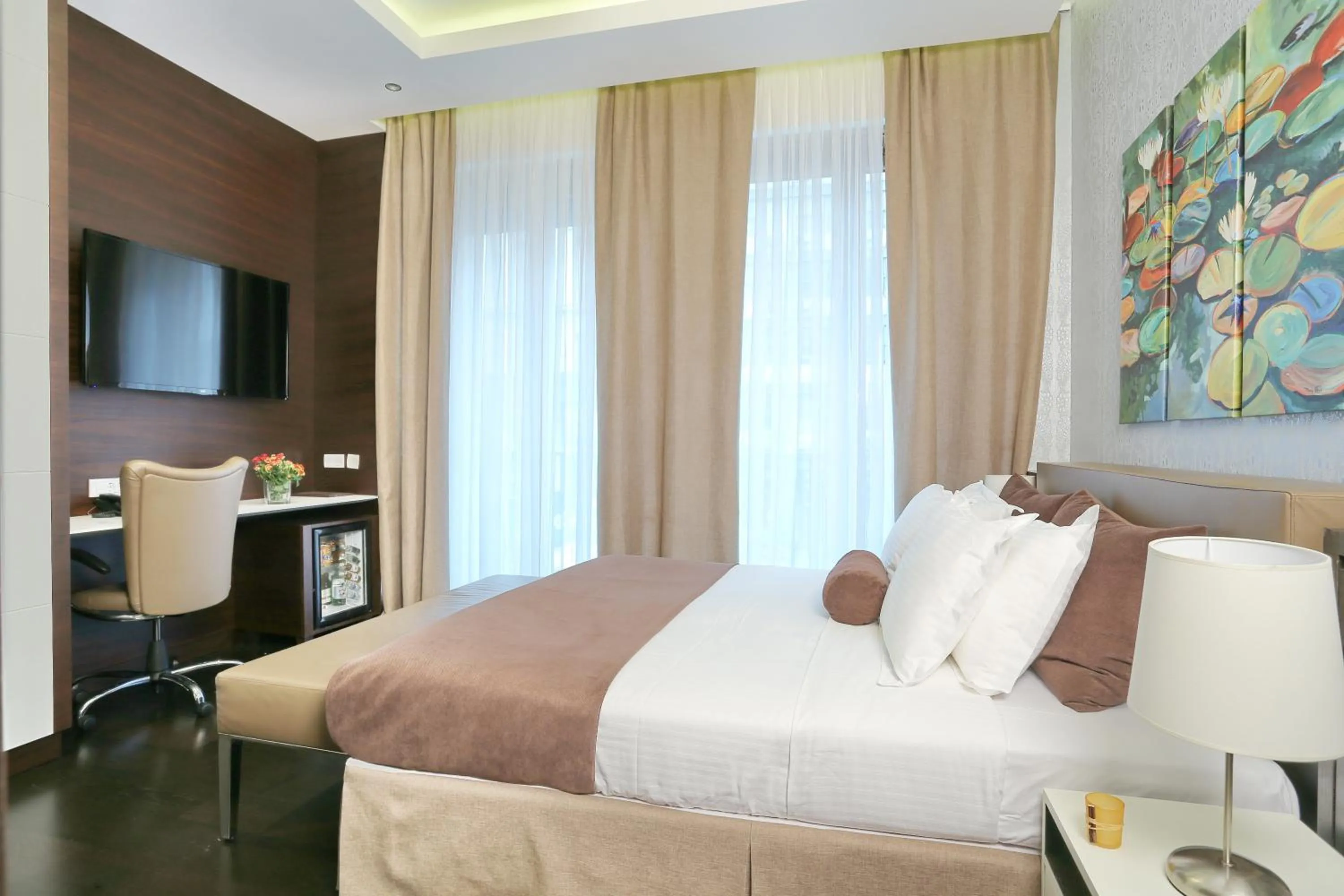 Bed in Belgreat Premium Suites