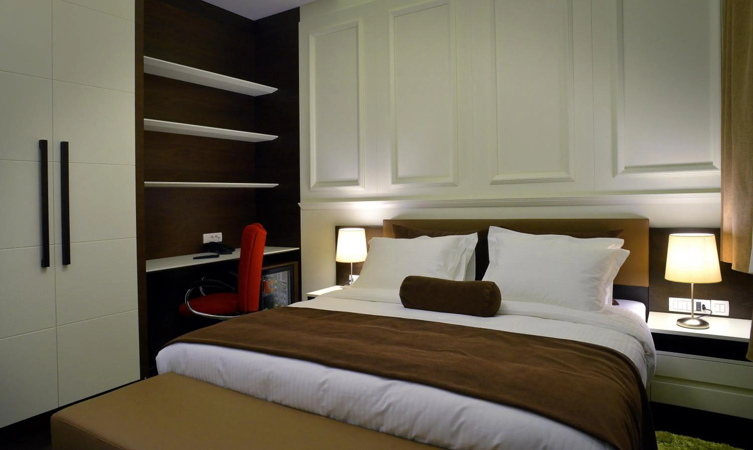 Bed in Belgreat Premium Suites