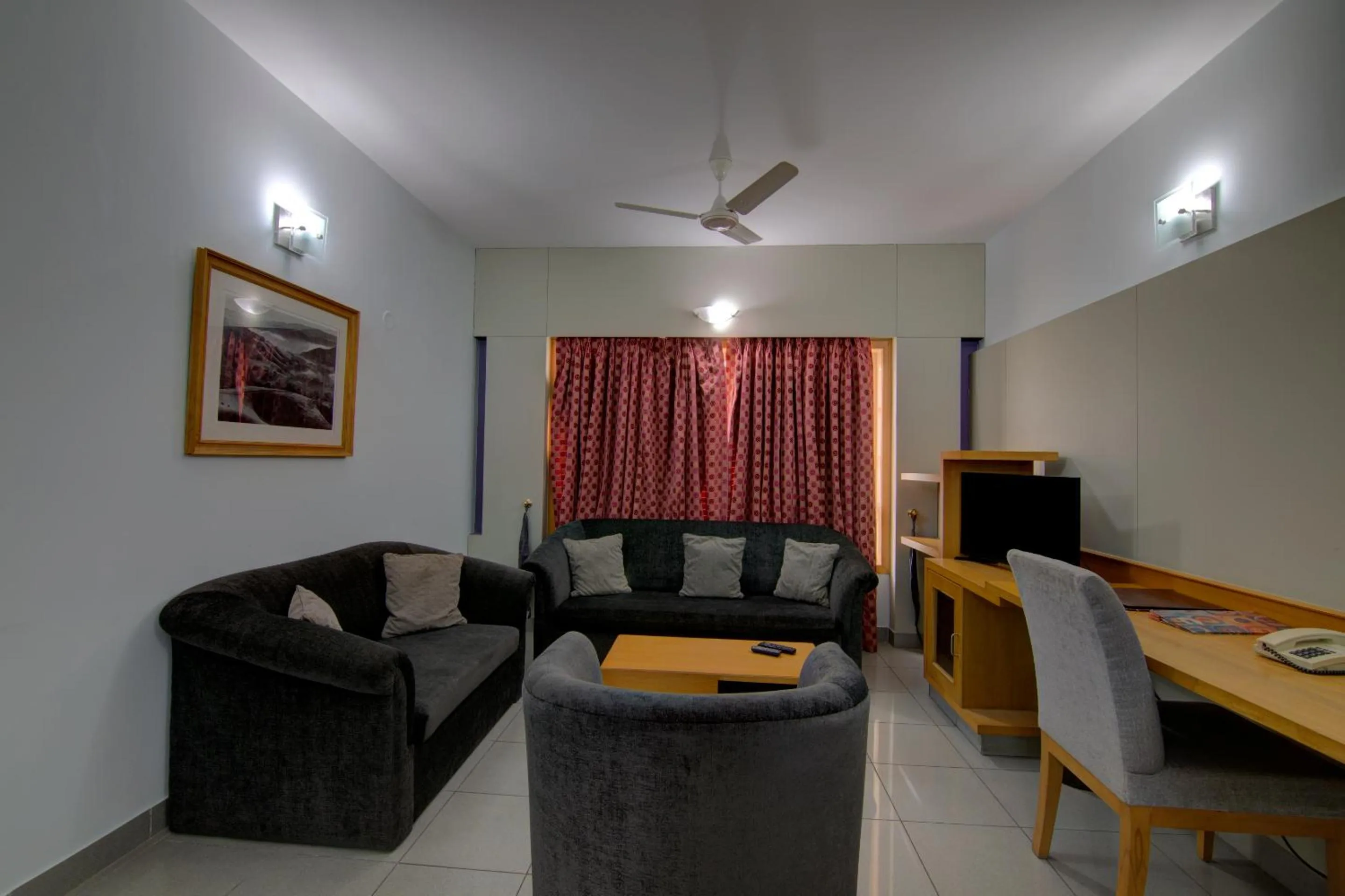 Living room in Tristar Serviced Apartments