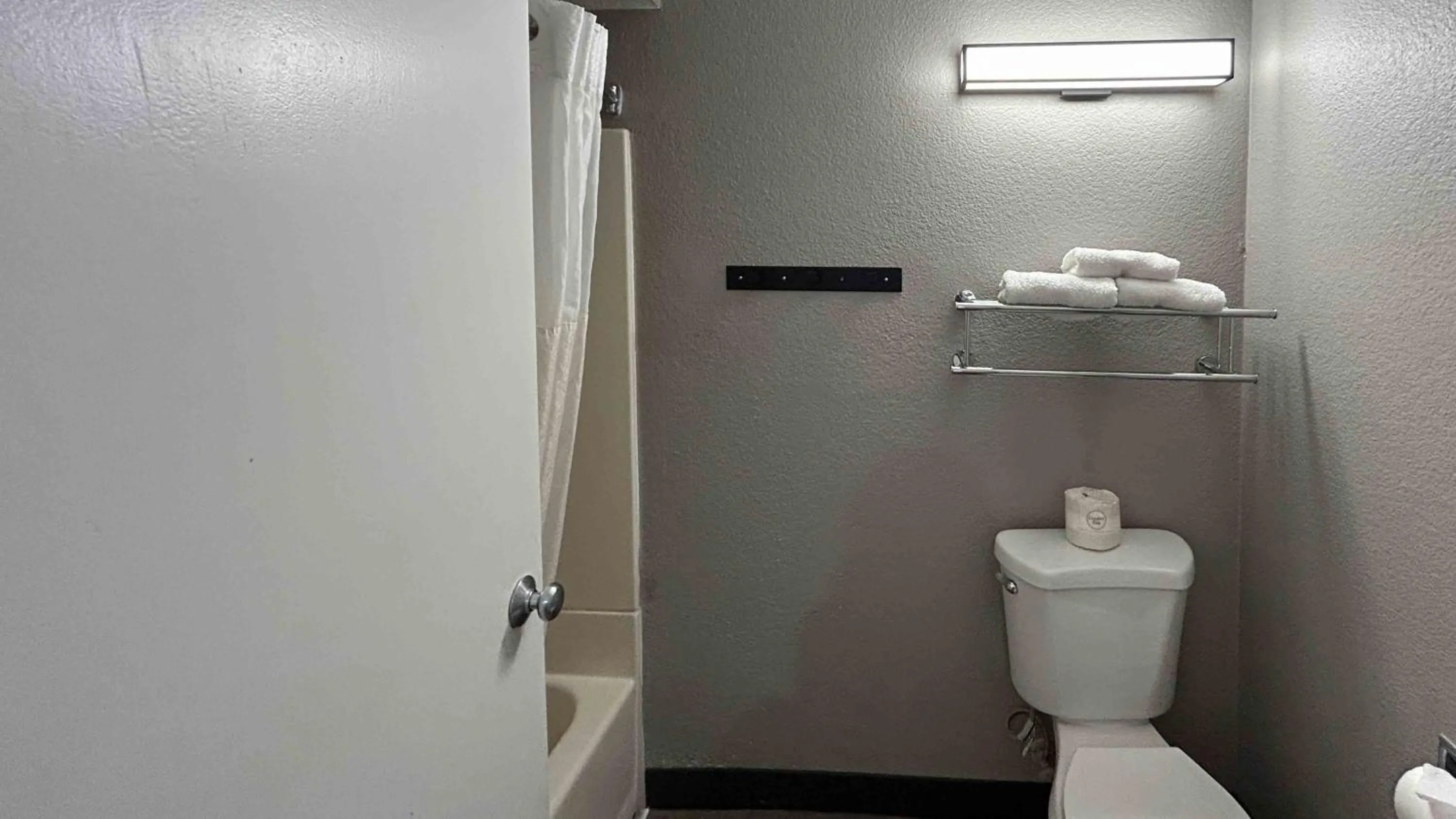 Bathroom in Studio 6 San Diego, CA Hotel Circle Mission Valley