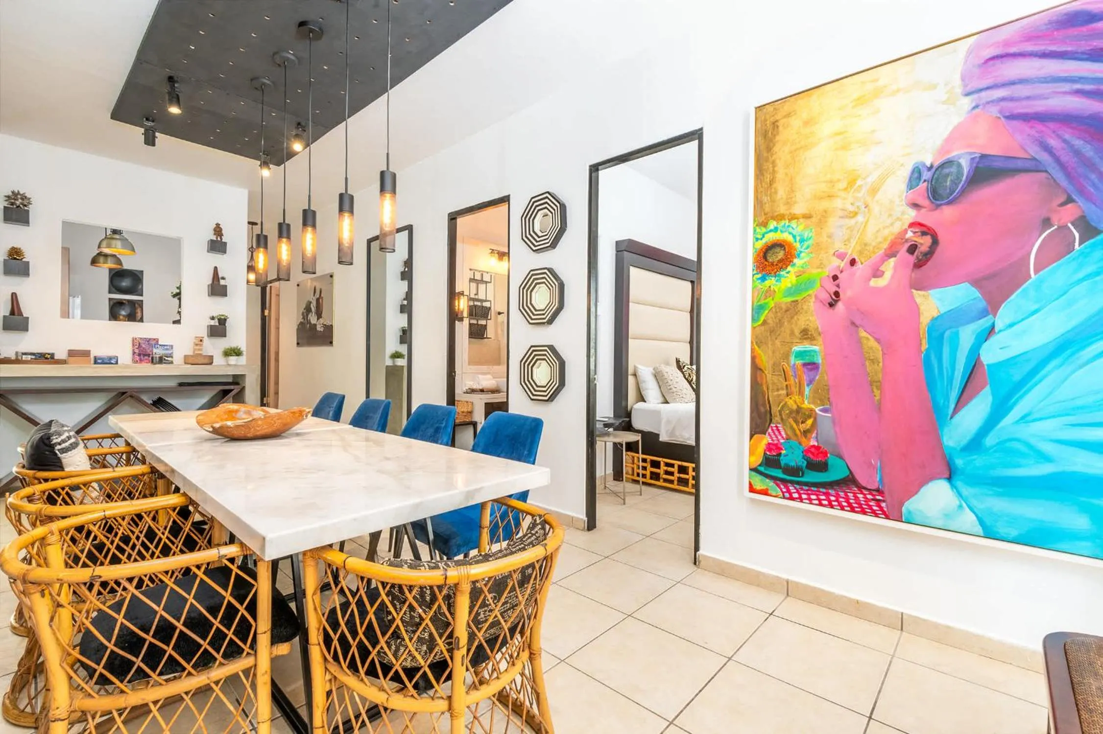Dining area in 24 Atlantic Place by Stay with Bear