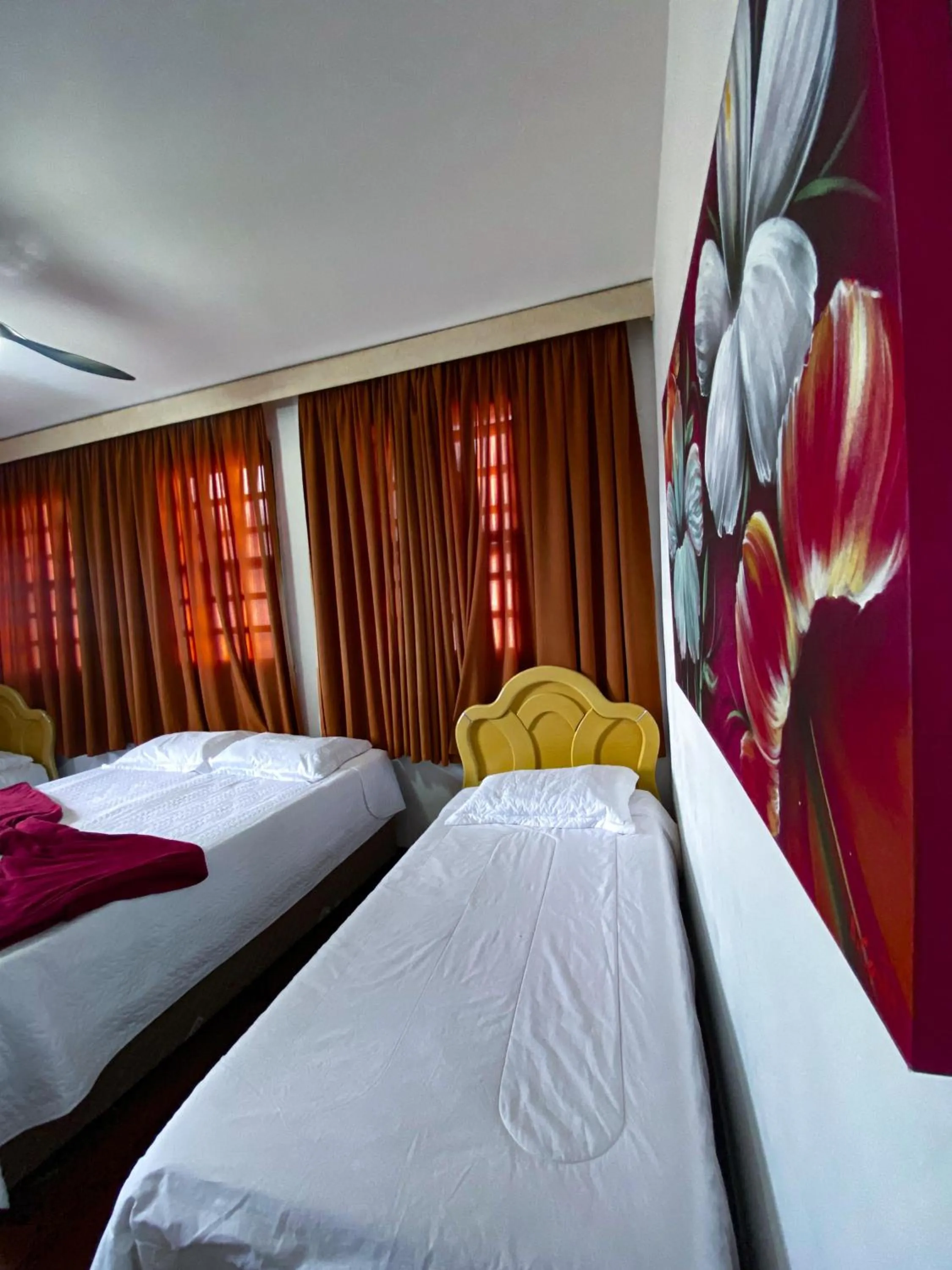 Bed in Pousada Flor de Lis