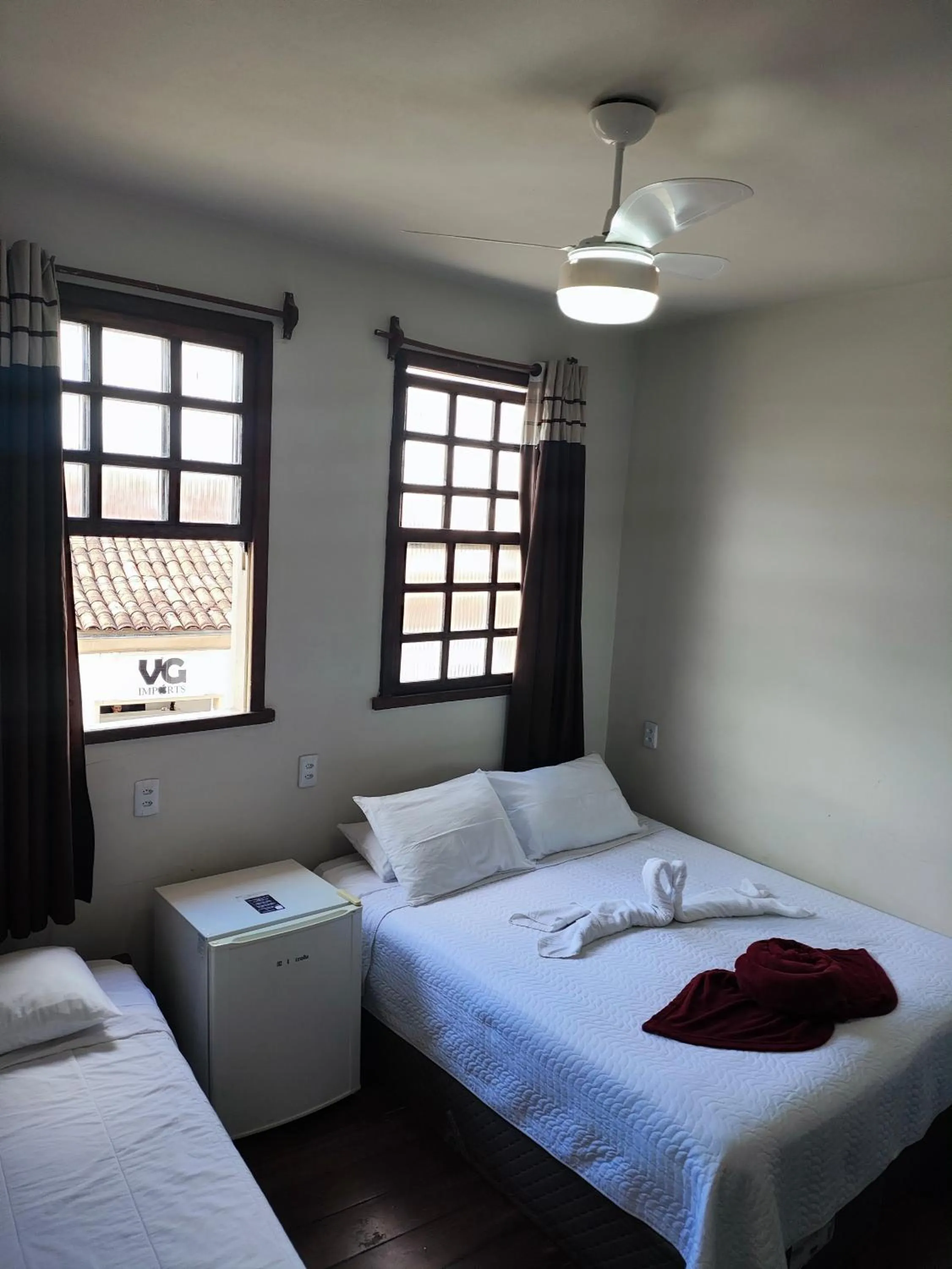 Bed in Pousada Flor de Lis