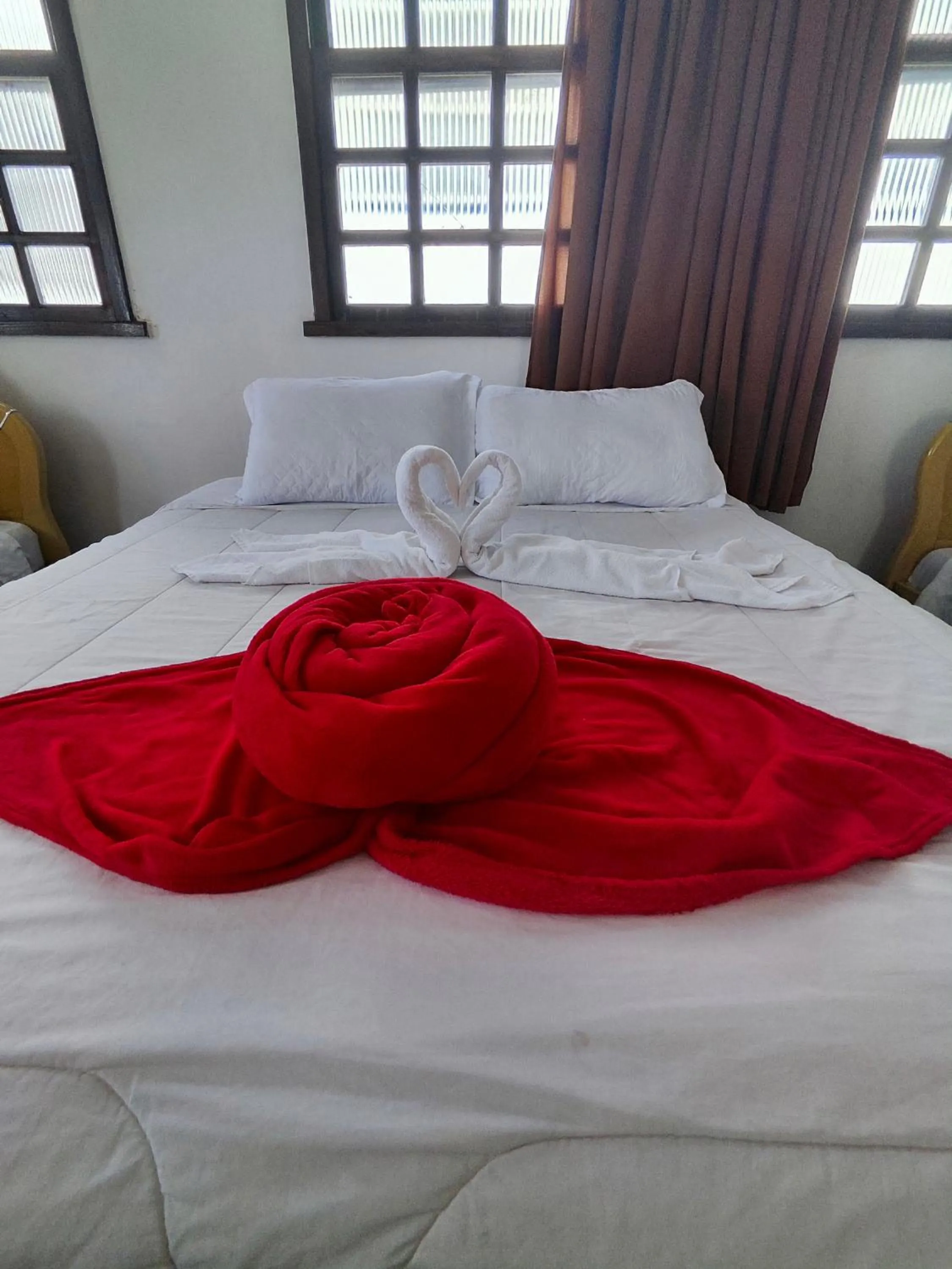 Bed in Pousada Flor de Lis