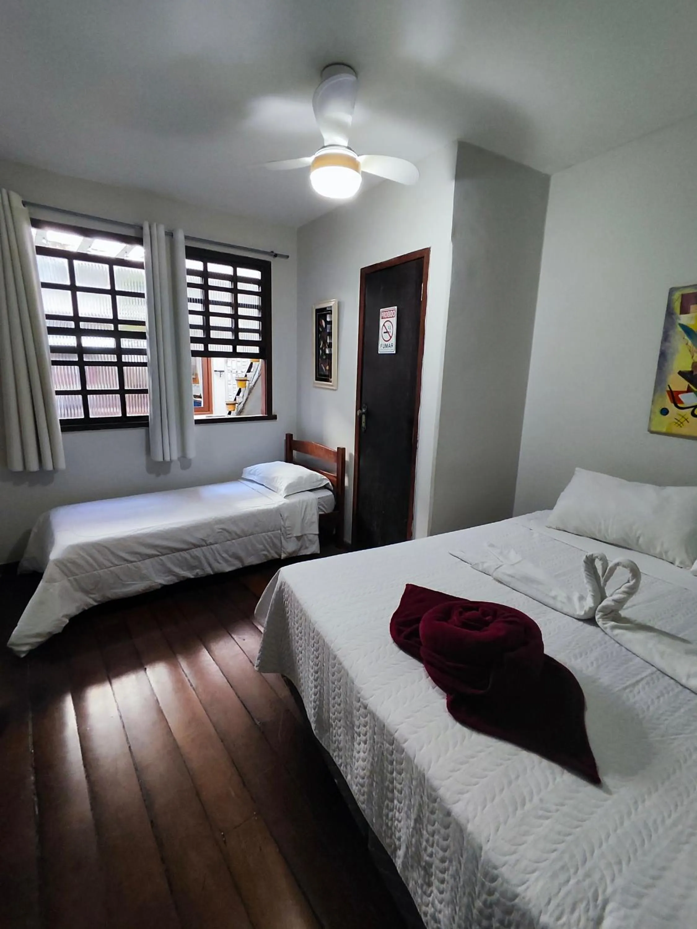 Bed in Pousada Flor de Lis