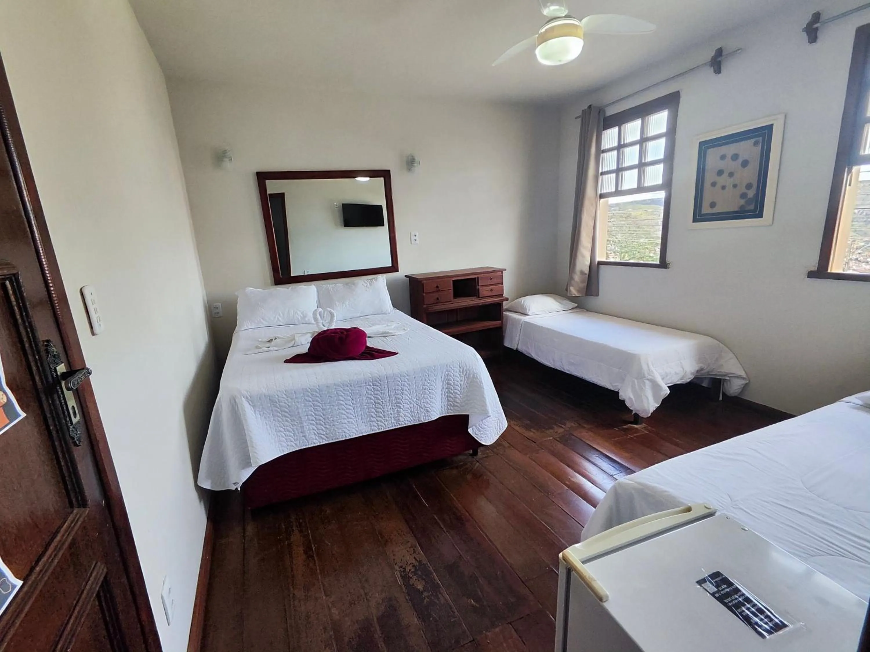 Bed in Pousada Flor de Lis