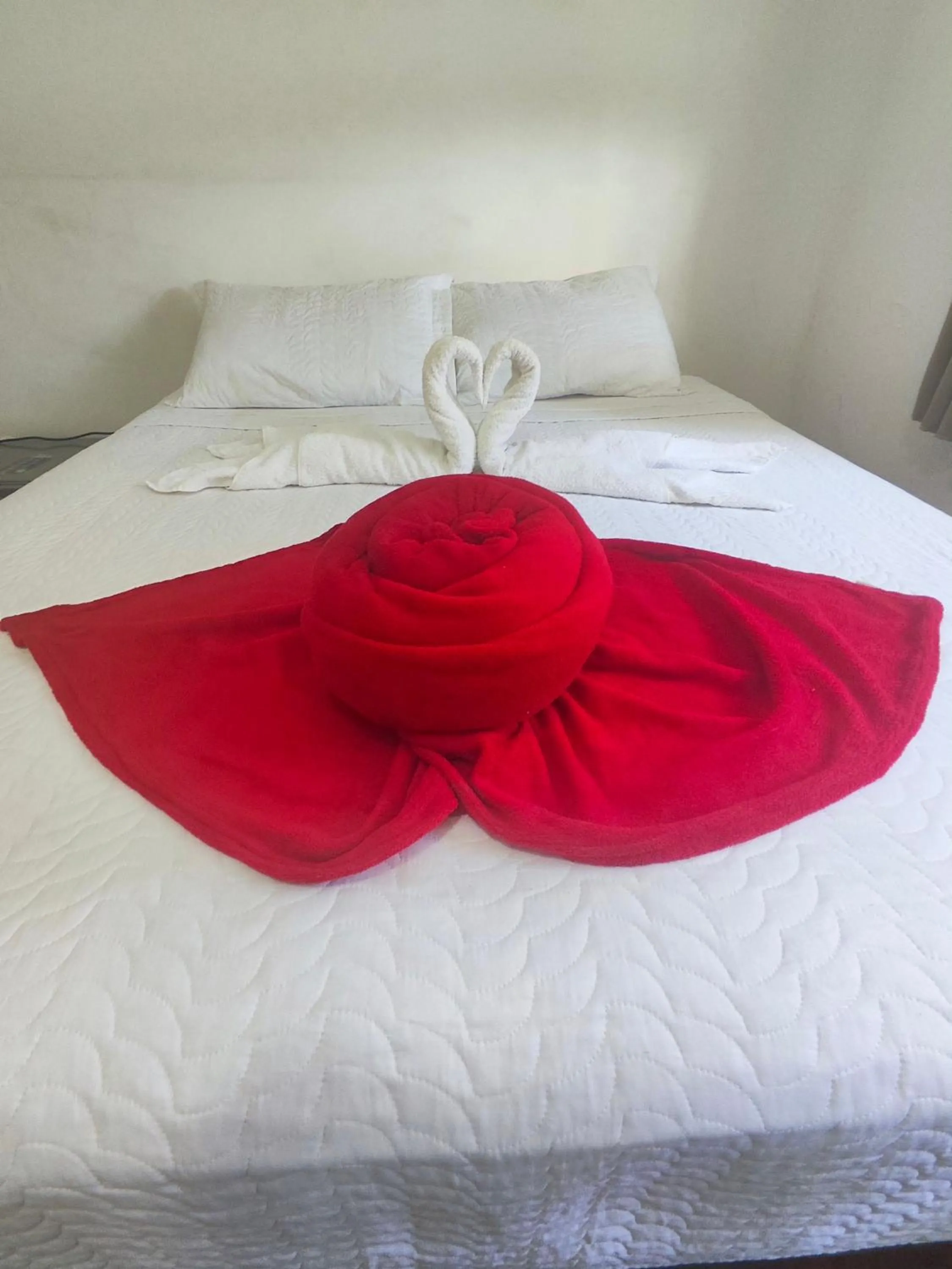 Bed in Pousada Flor de Lis