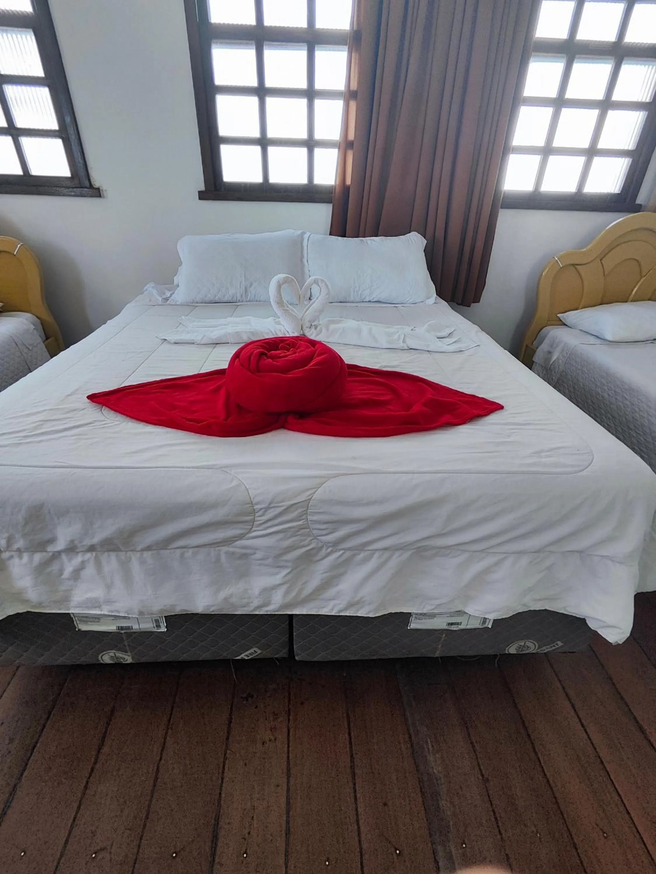 Bed in Pousada Flor de Lis